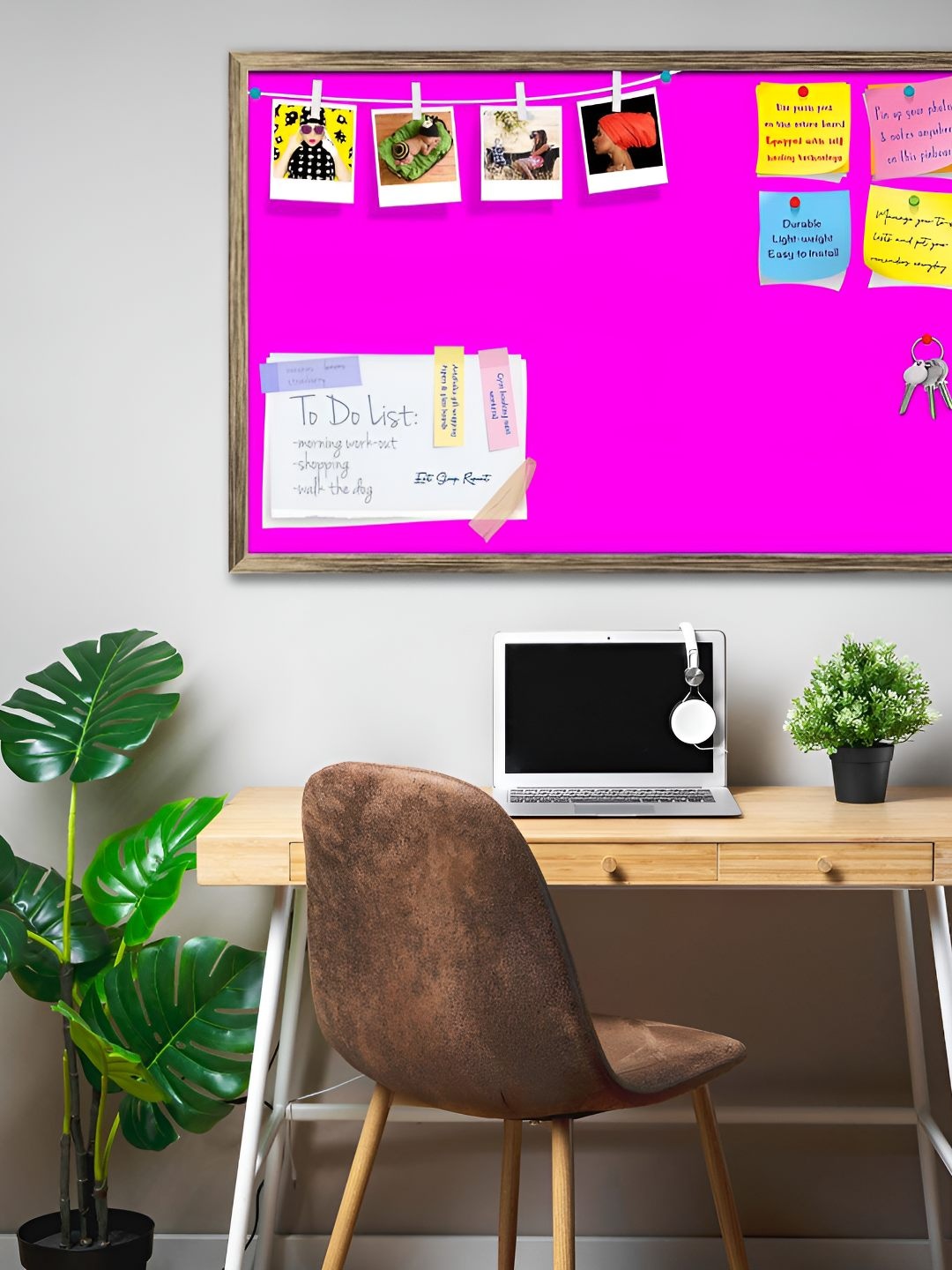 

ArtzFolio Wooden Notice Pin Board, Purple