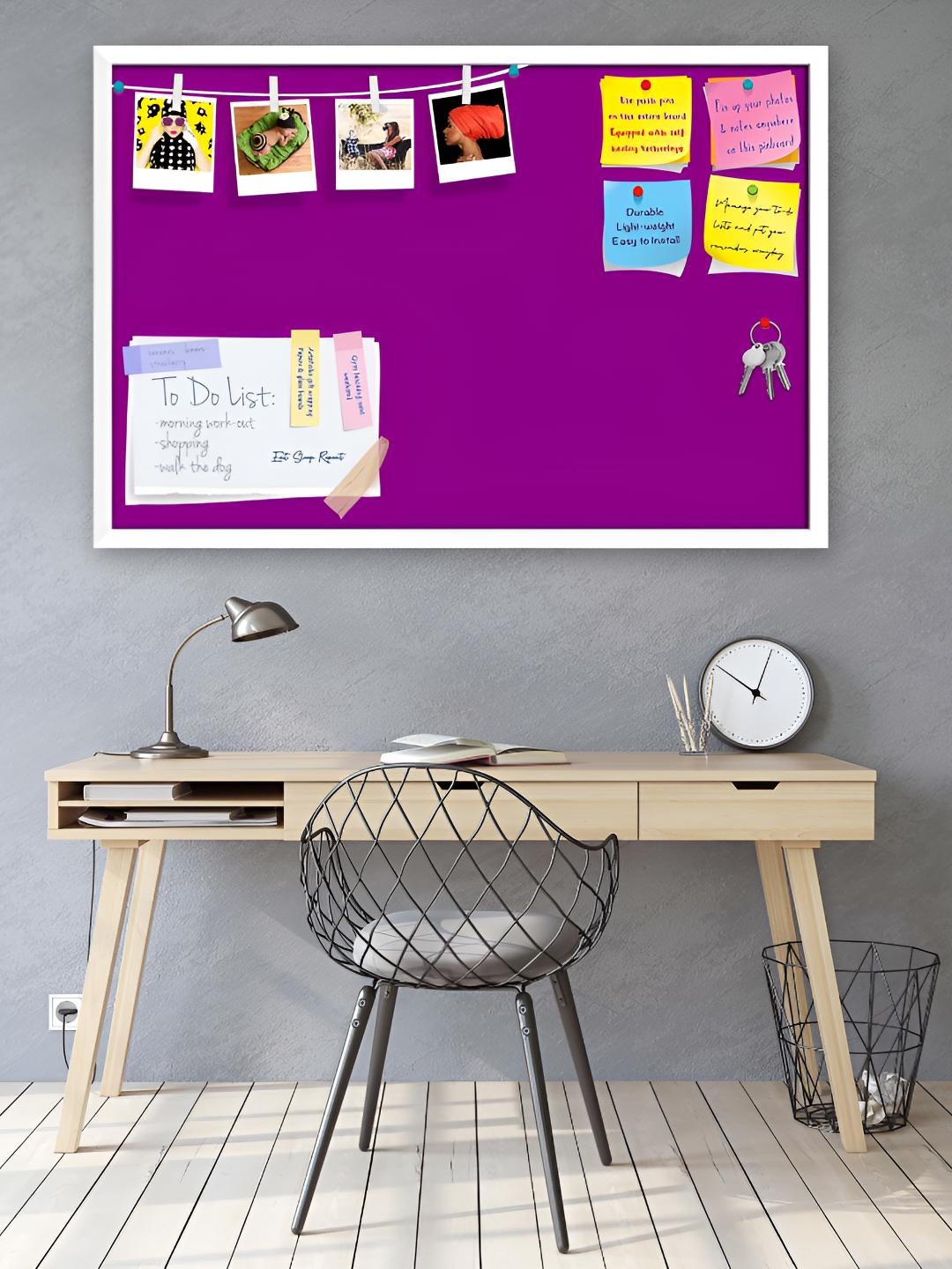 

ArtzFolio Wooden Notice Pin Board, Purple