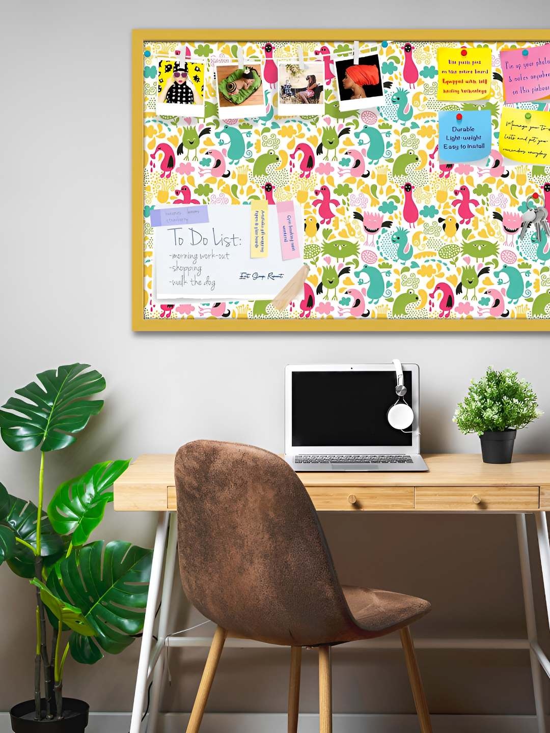 

ArtzFolio Wooden Notice Pin Board, Multi