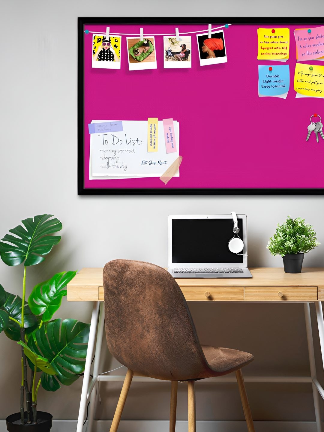 

ArtzFolio Wooden Notice Board, Pink