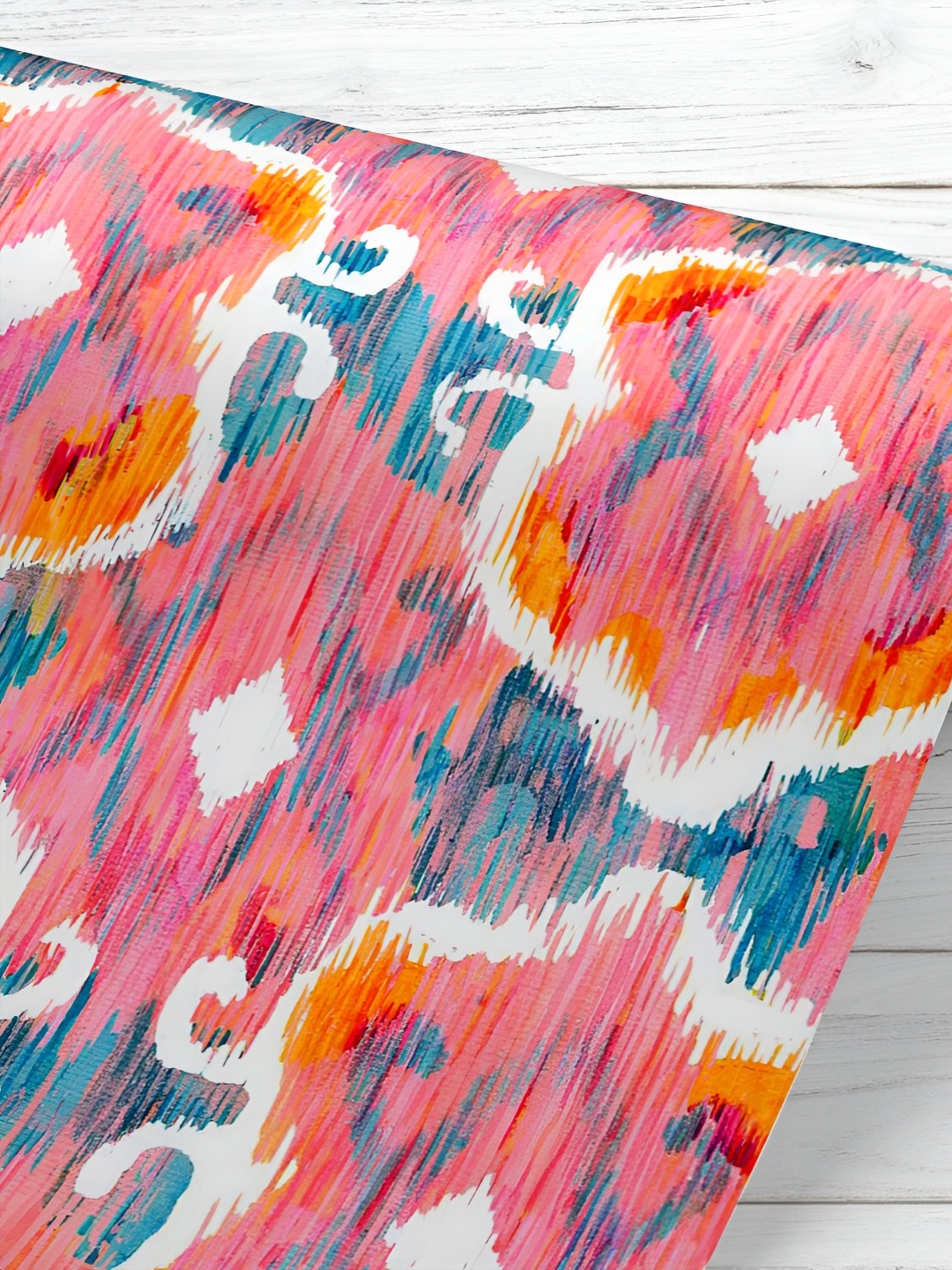 

ArtzFolio Pink & Blue Printed UV Resistant Wallpaper