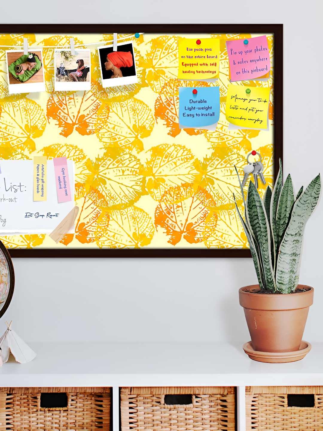 

ArtzFolio Wooden Notice Pin Board, Multi