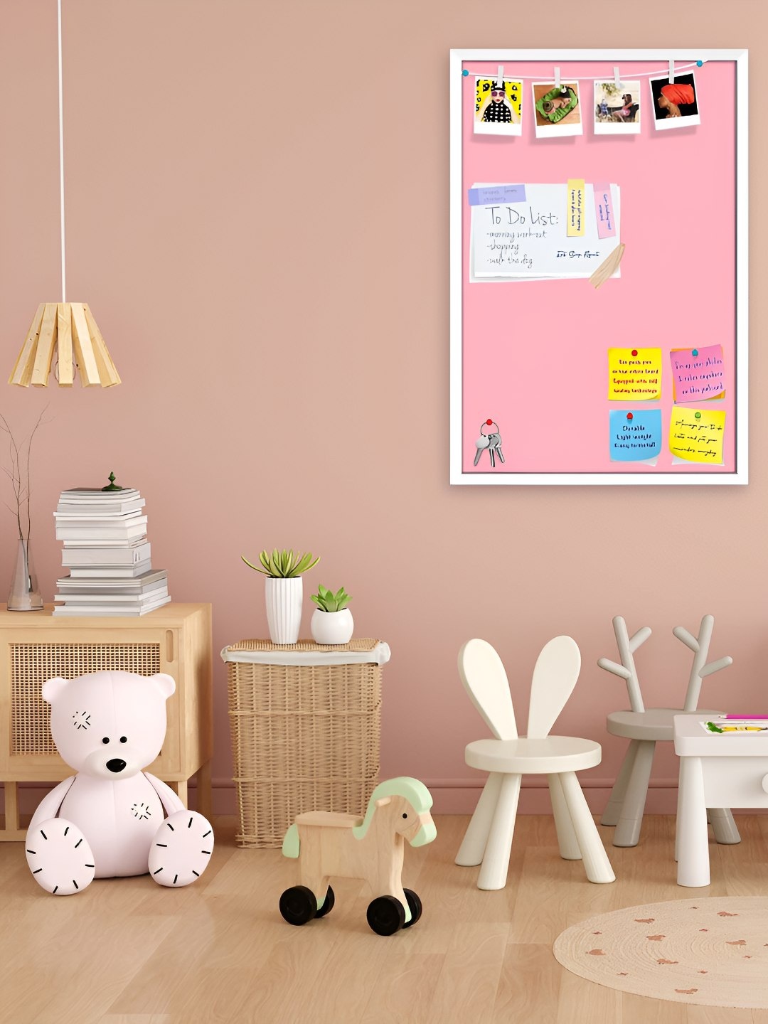 

ArtzFolio Wooden Notice Board, Pink