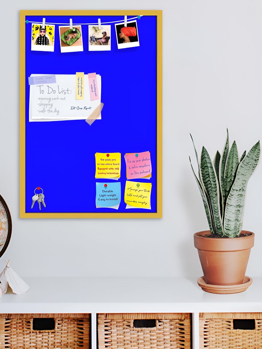 

ArtzFolio Wooden Notice Board, Blue