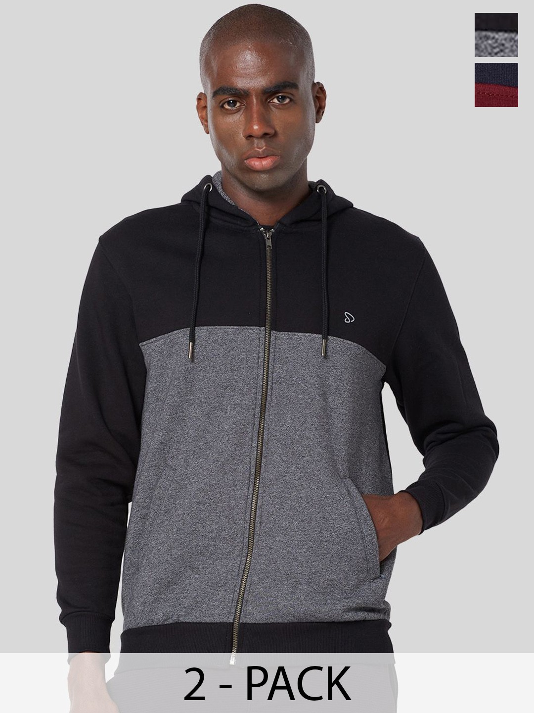 

SPORTO Men Colourblocked Cotton Outdoor Jacket, Olive