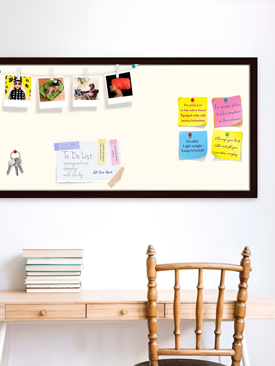 

ArtzFolio Wooden Notice Pin Board, White