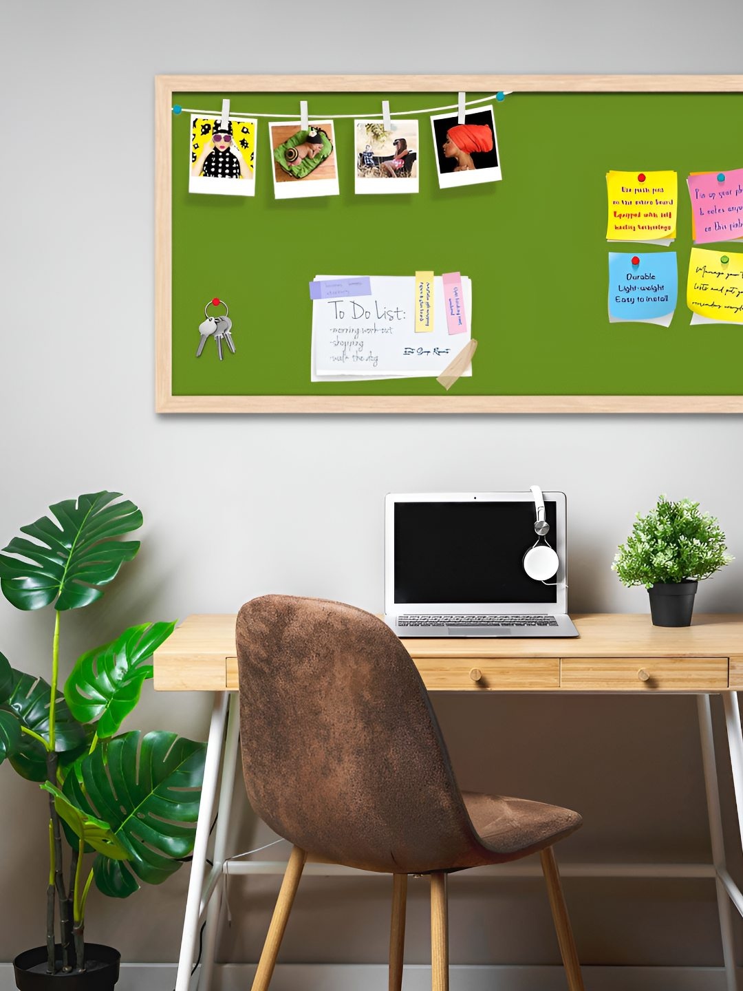 

ArtzFolio Wooden Notice Pin Board, Green