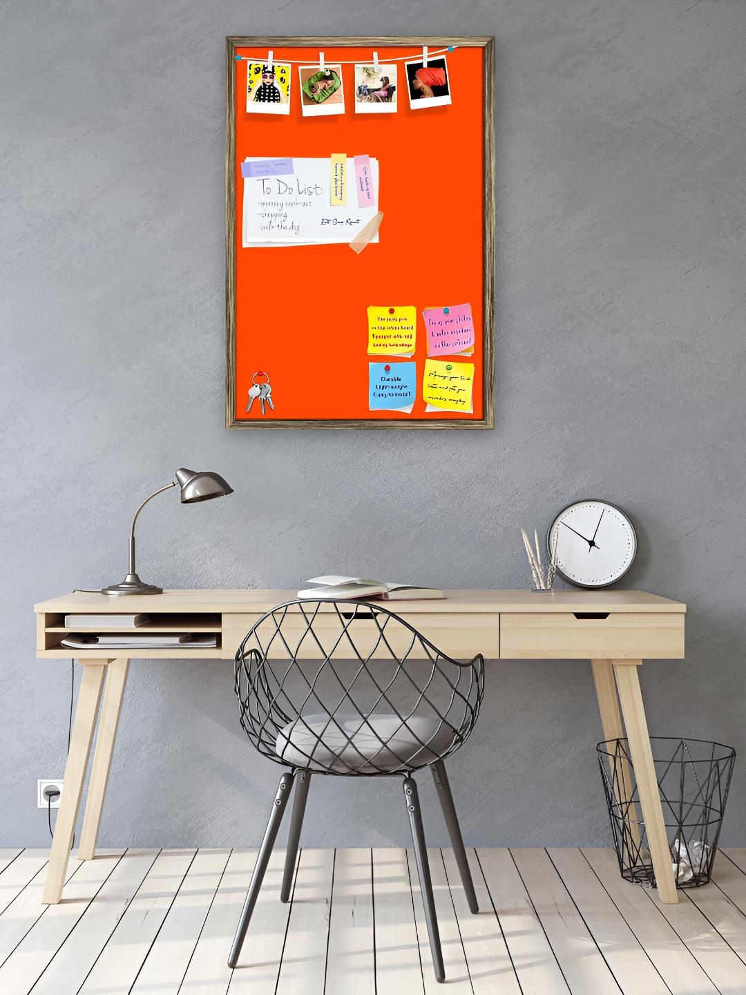 

ArtzFolio Wooden Notice Board, Orange