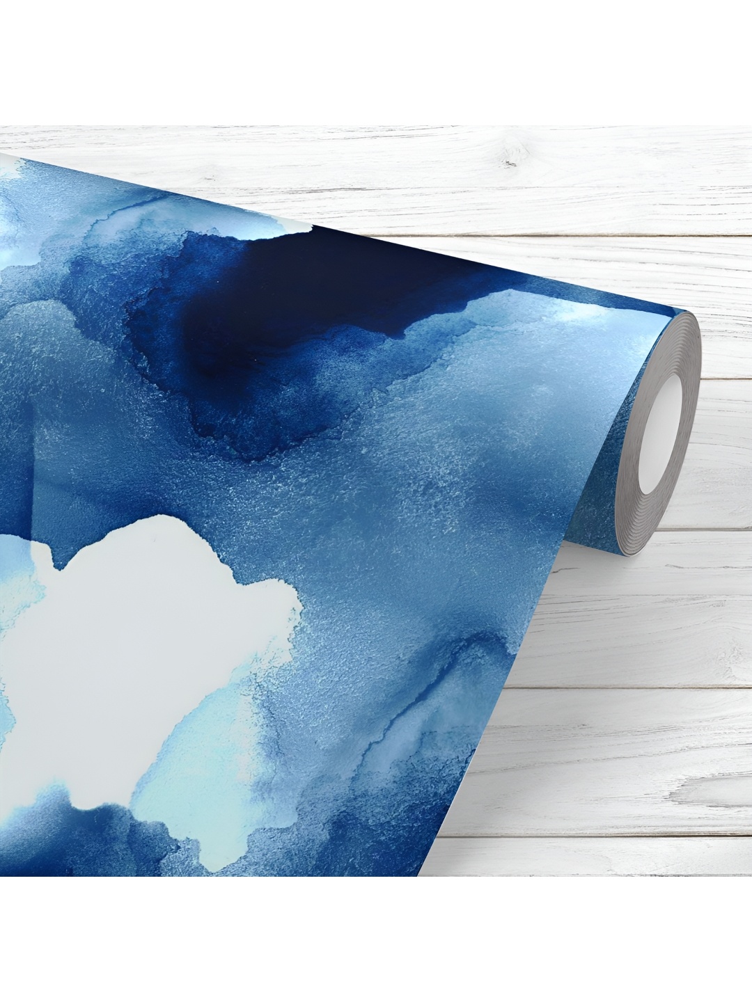 

ArtzFolio Blue & White Printed UV Resistant Wallpaper