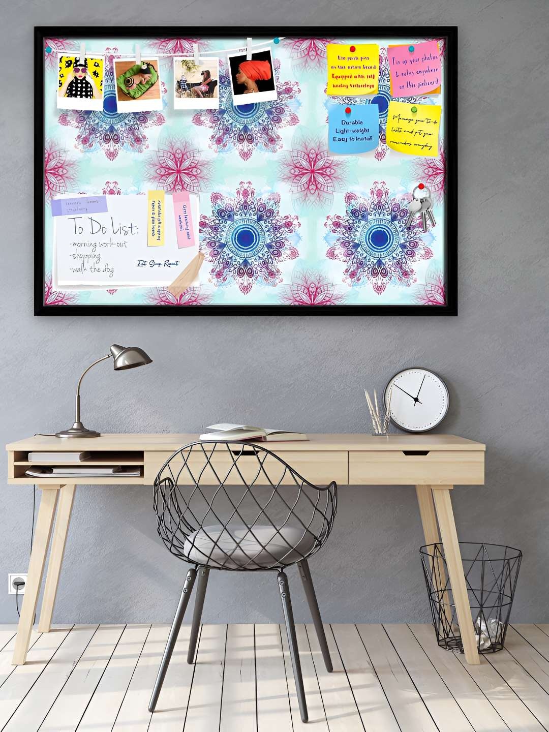 

ArtzFolio Wooden Notice Pin Board, Multi