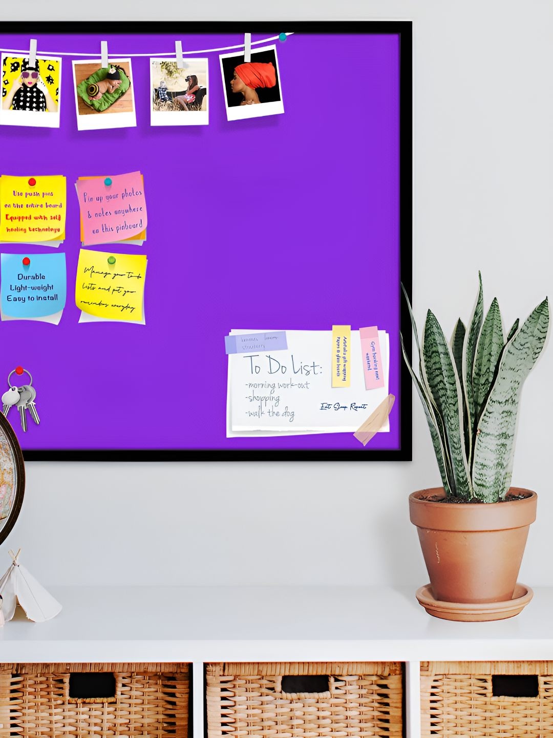 

ArtzFolio Wooden Notice Board, Blue