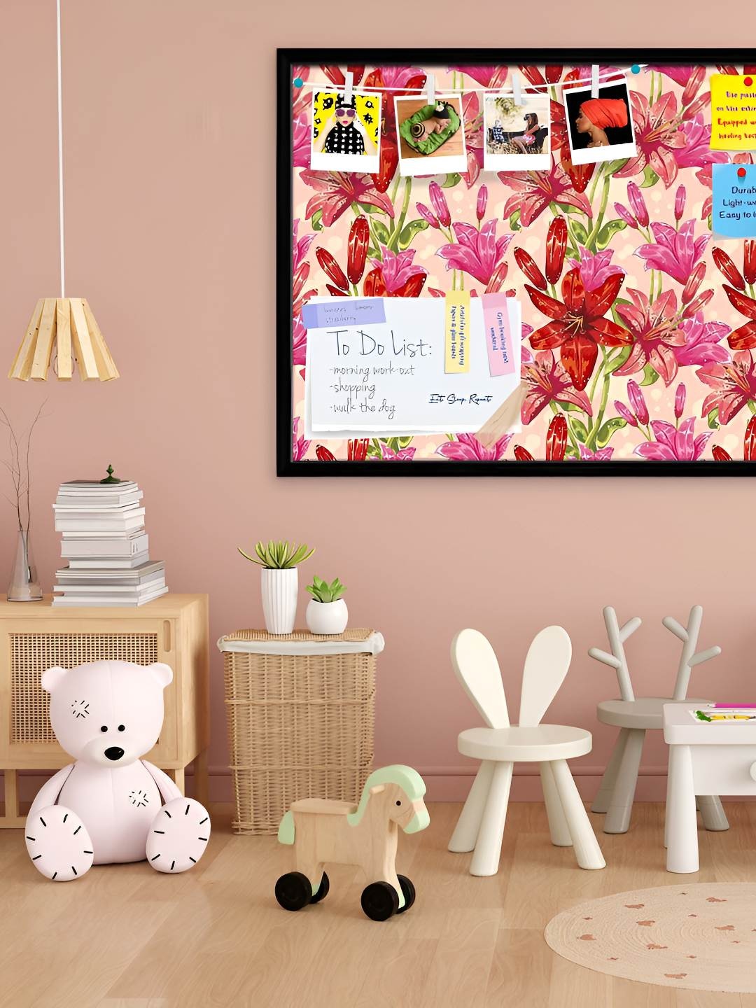 

ArtzFolio Wooden Notice Pin Board, Multi