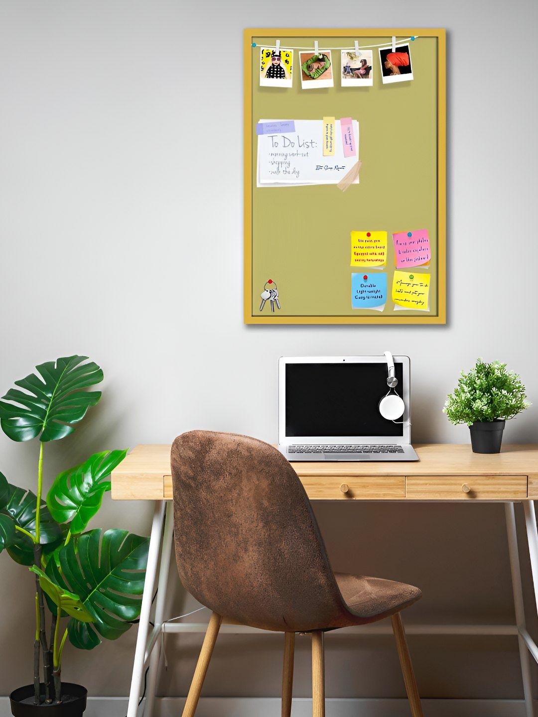 

ArtzFolio Wooden Notice Board, Yellow