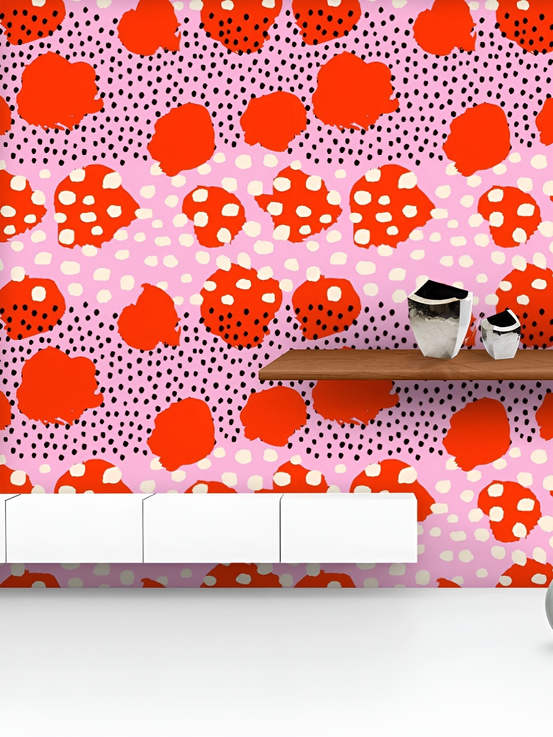 

ArtzFolio Pink & Orange-Coloured Printed UV-Resistant Peel & Stick Wallpaper