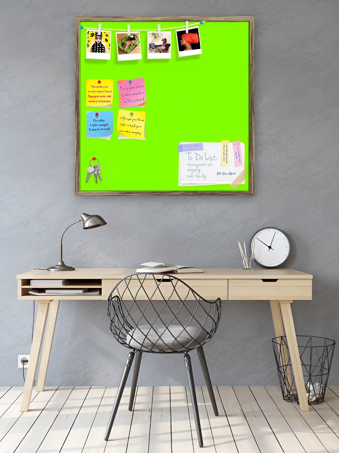 

ArtzFolio Wooden Notice Board, Green