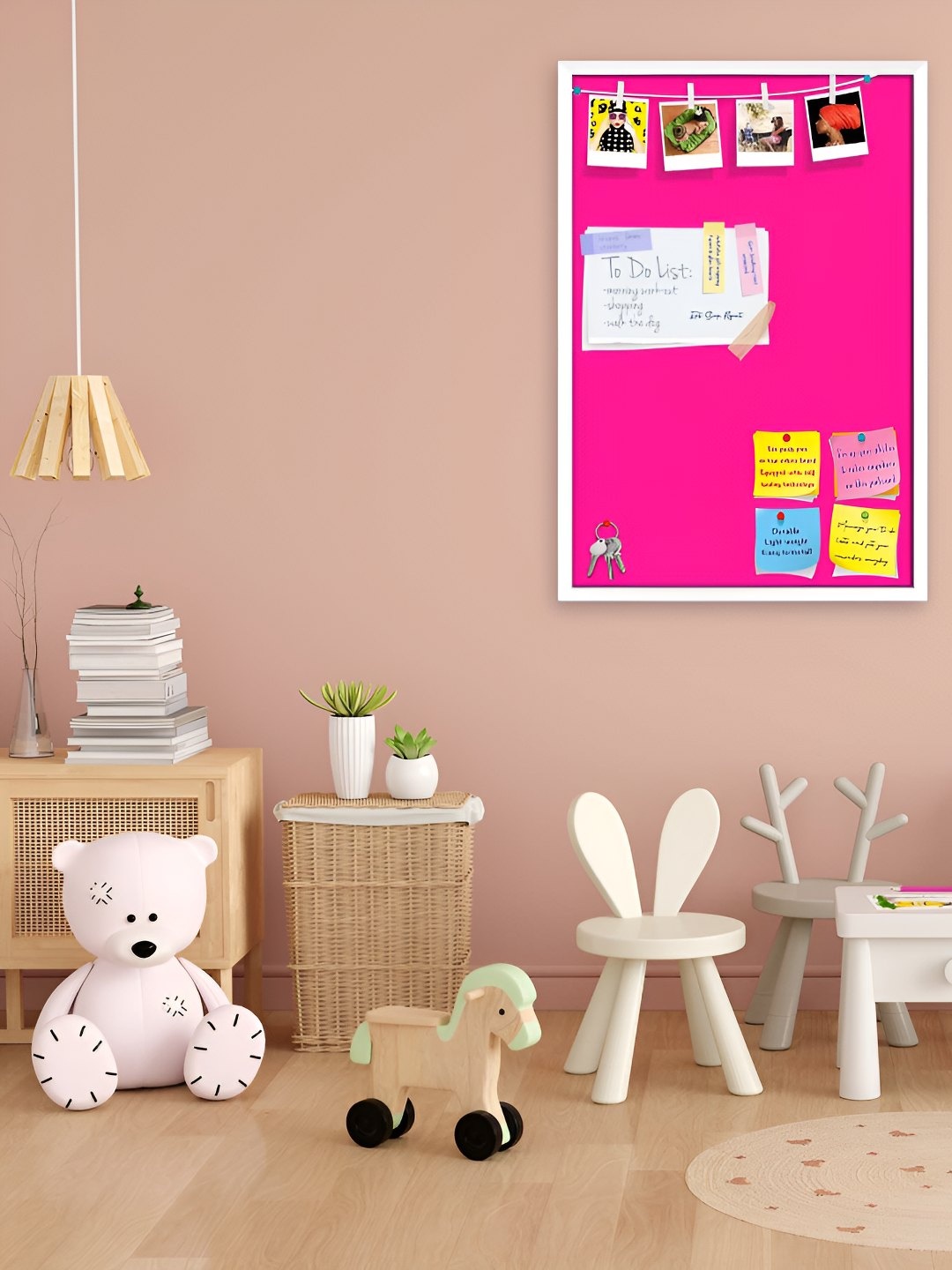 

ArtzFolio Wooden Notice Board, Pink