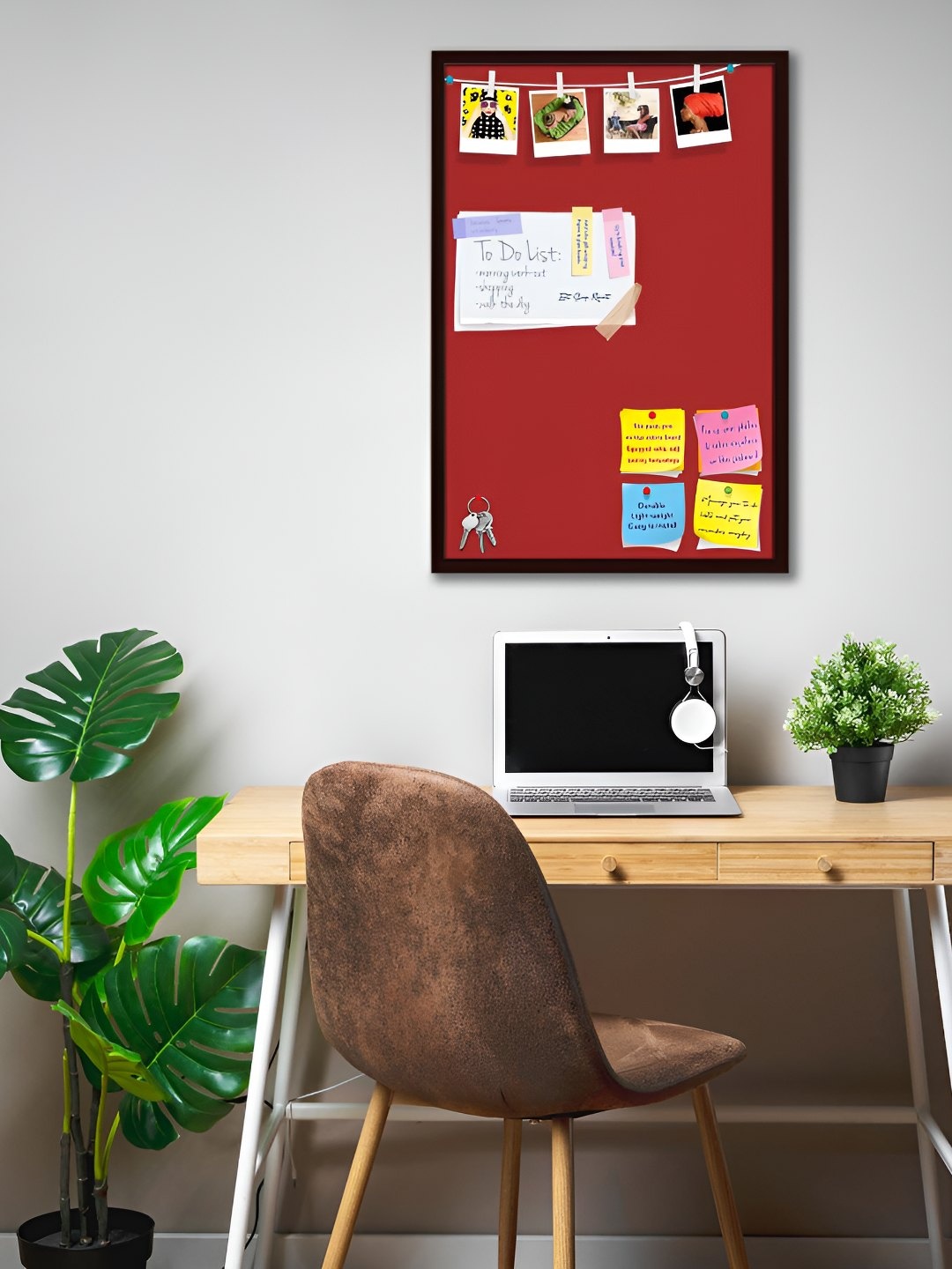 

ArtzFolio Wooden Notice Board, Brown