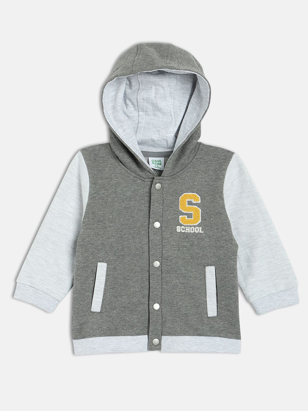 

MINI KLUB Boys Hooded Sweatshirt, Grey