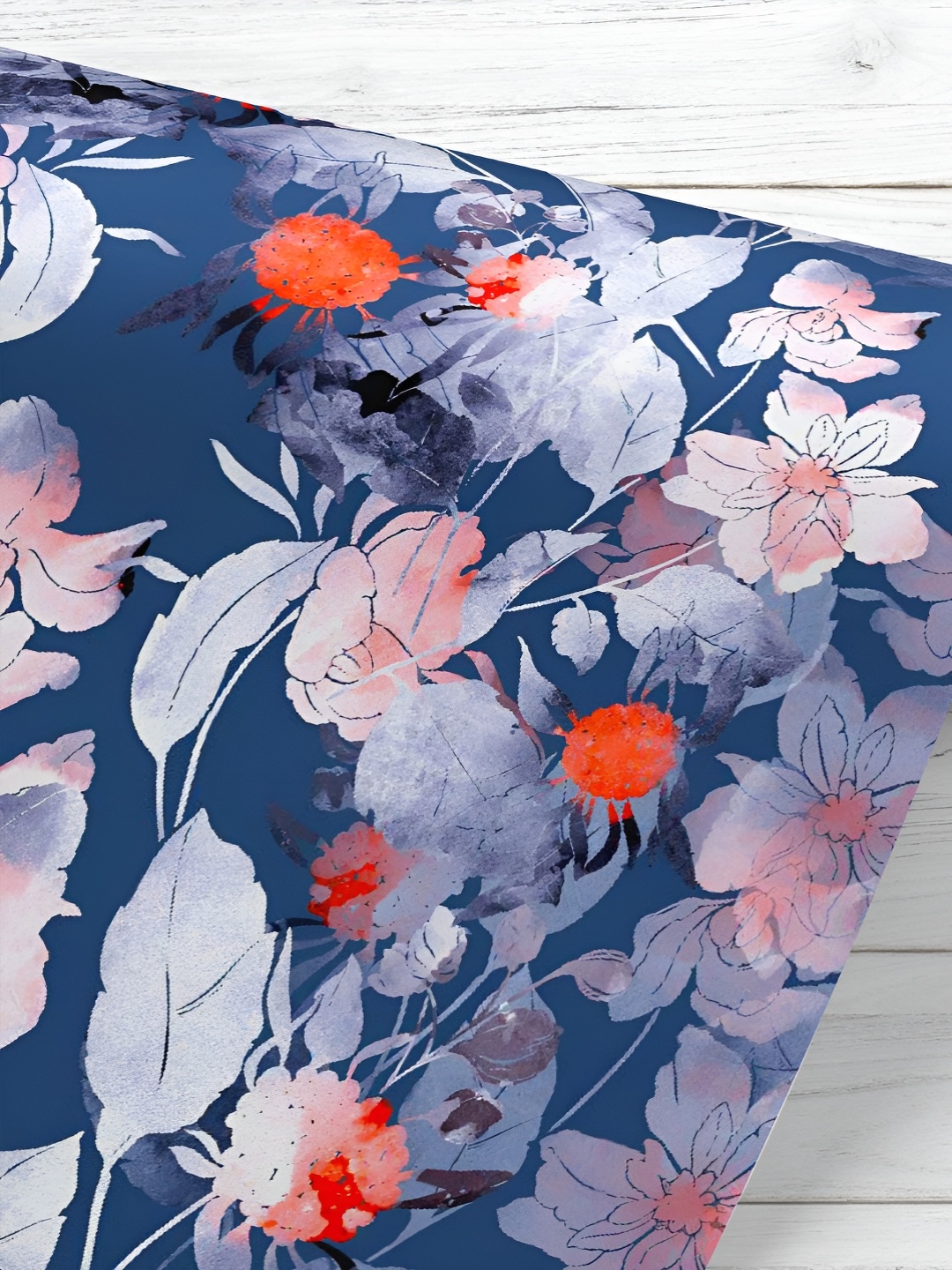 

ArtzFolio Printed UV-Resistant Anti-Bacterial Boho Floral Art Peel & Stick Wallpaper, Multi