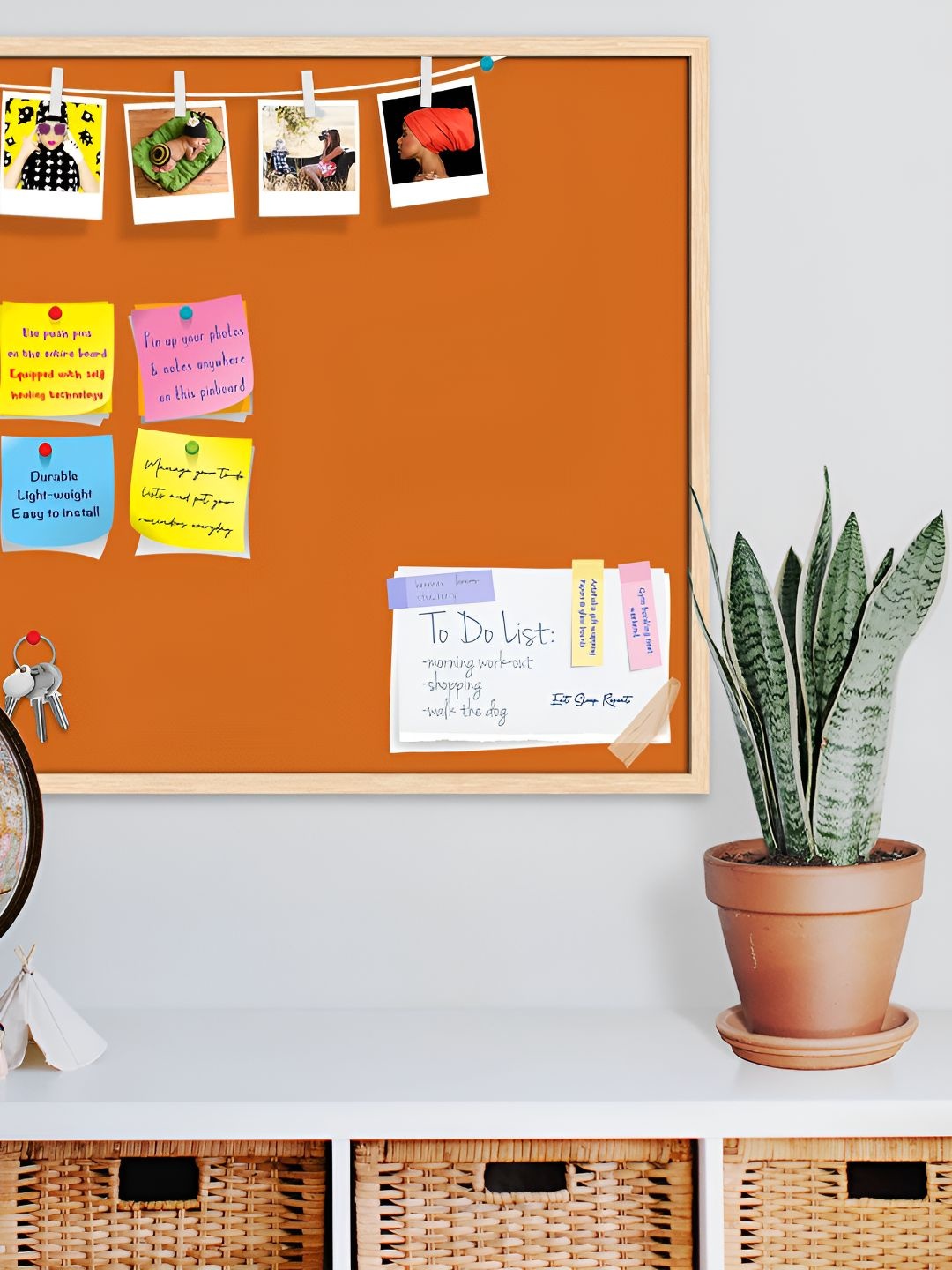 

ArtzFolio Wooden Notice Board, Brown