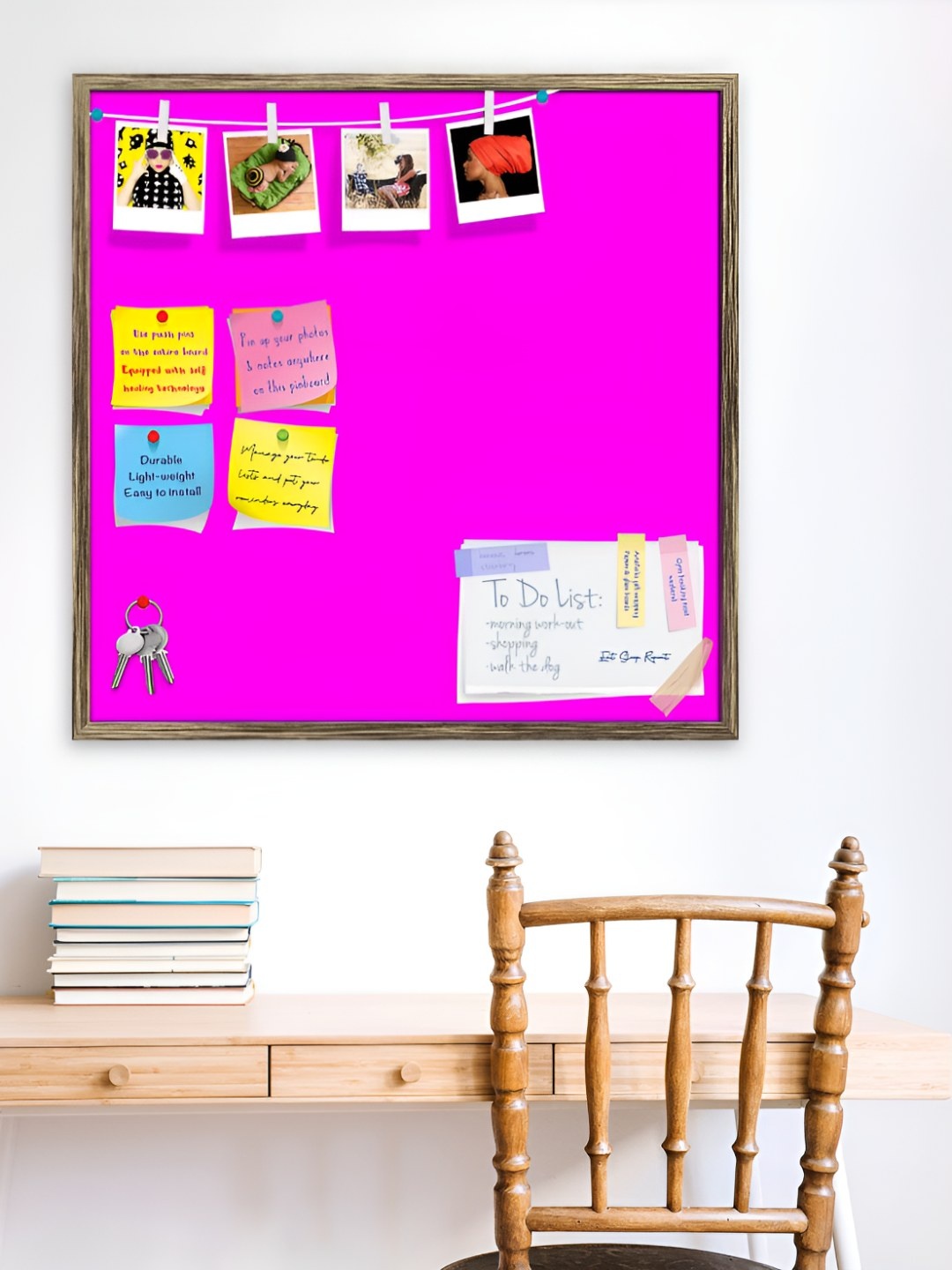 

ArtzFolio Wooden Notice Pin Board, Purple