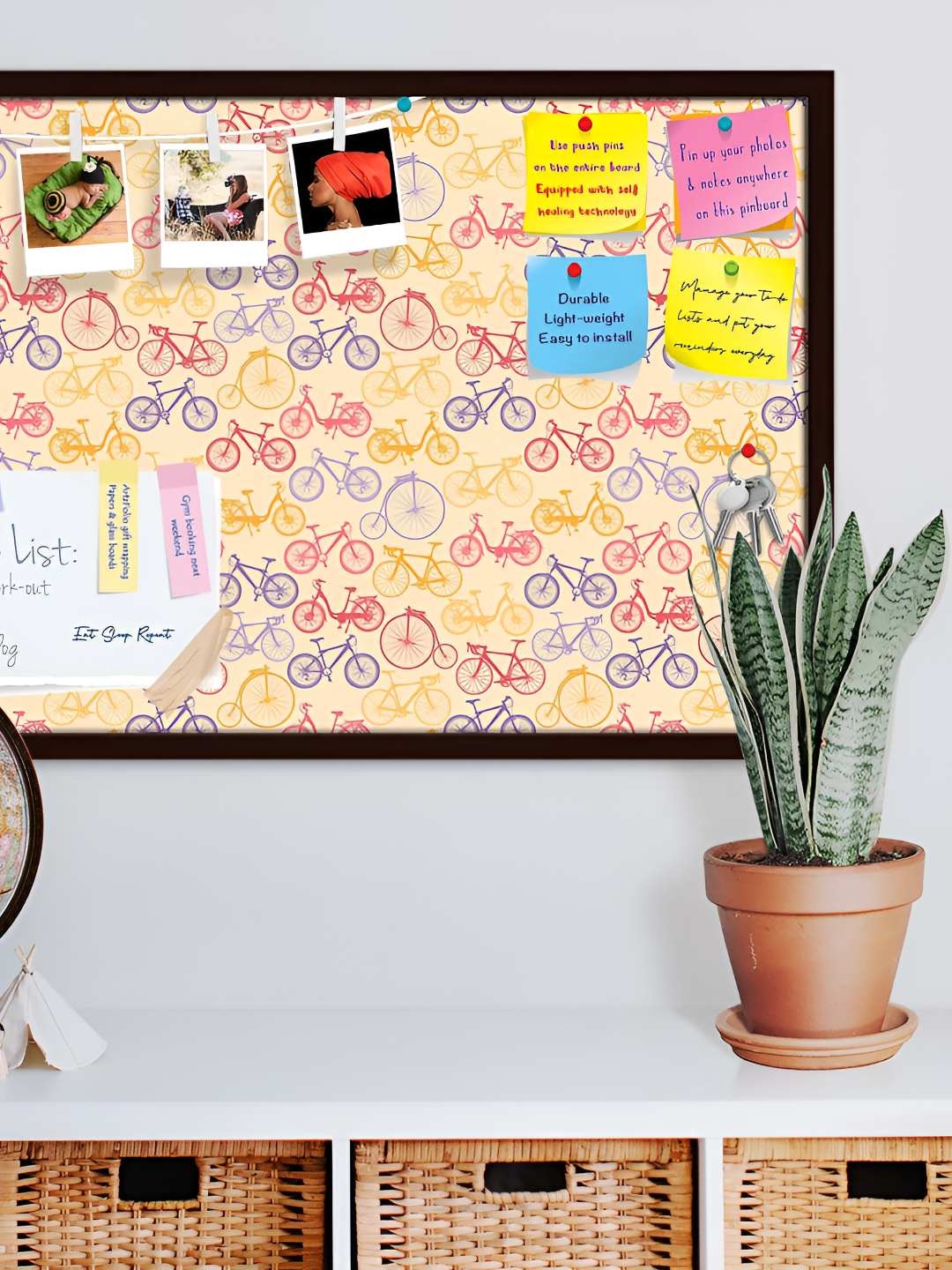 

ArtzFolio Wooden Notice Pin Board, Multi
