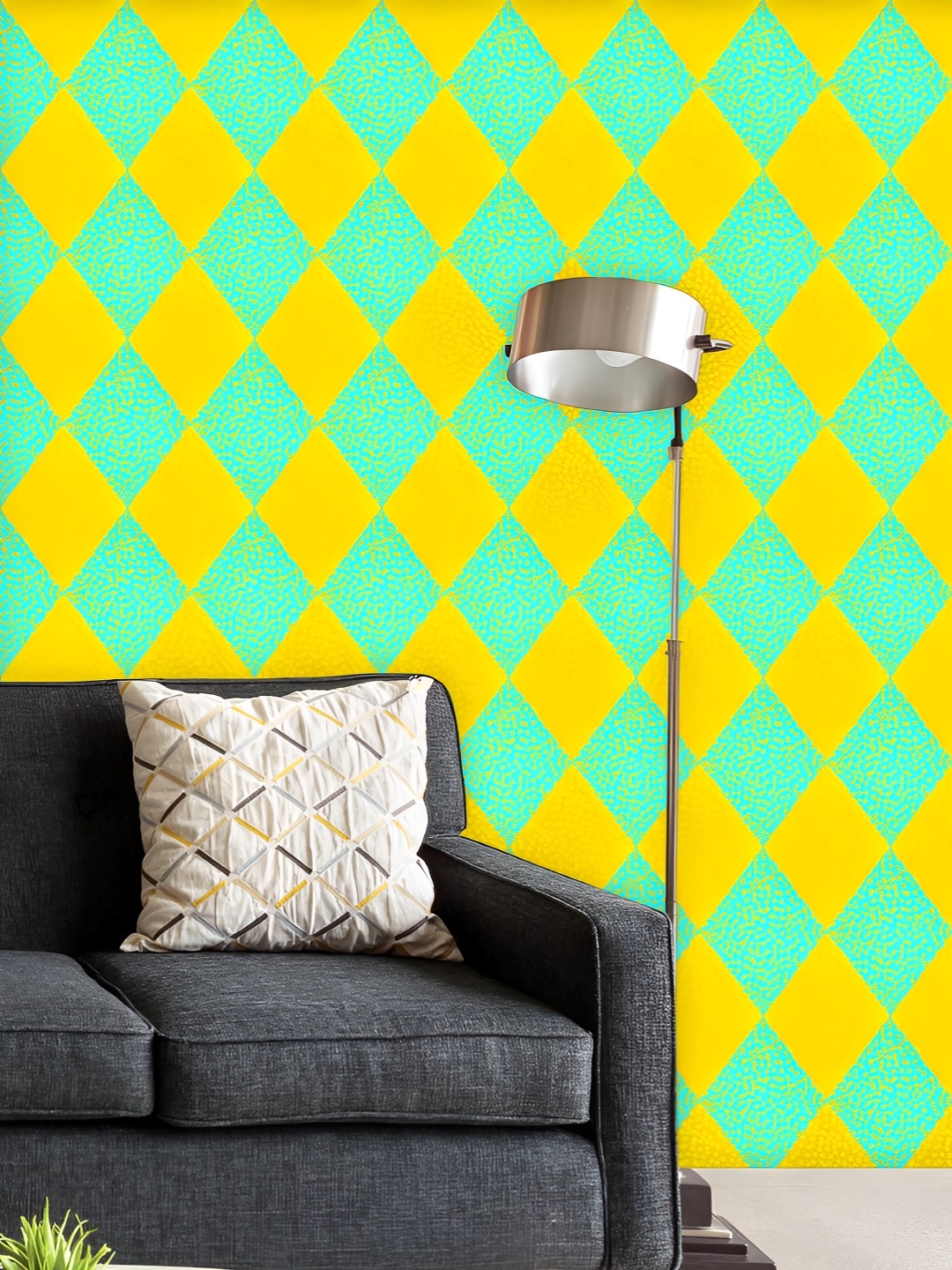 

ArtzFolio Printed UV-Resistant Anti-Bacterial Geometric Abstraction Peel & Stick Wallpaper, Multi