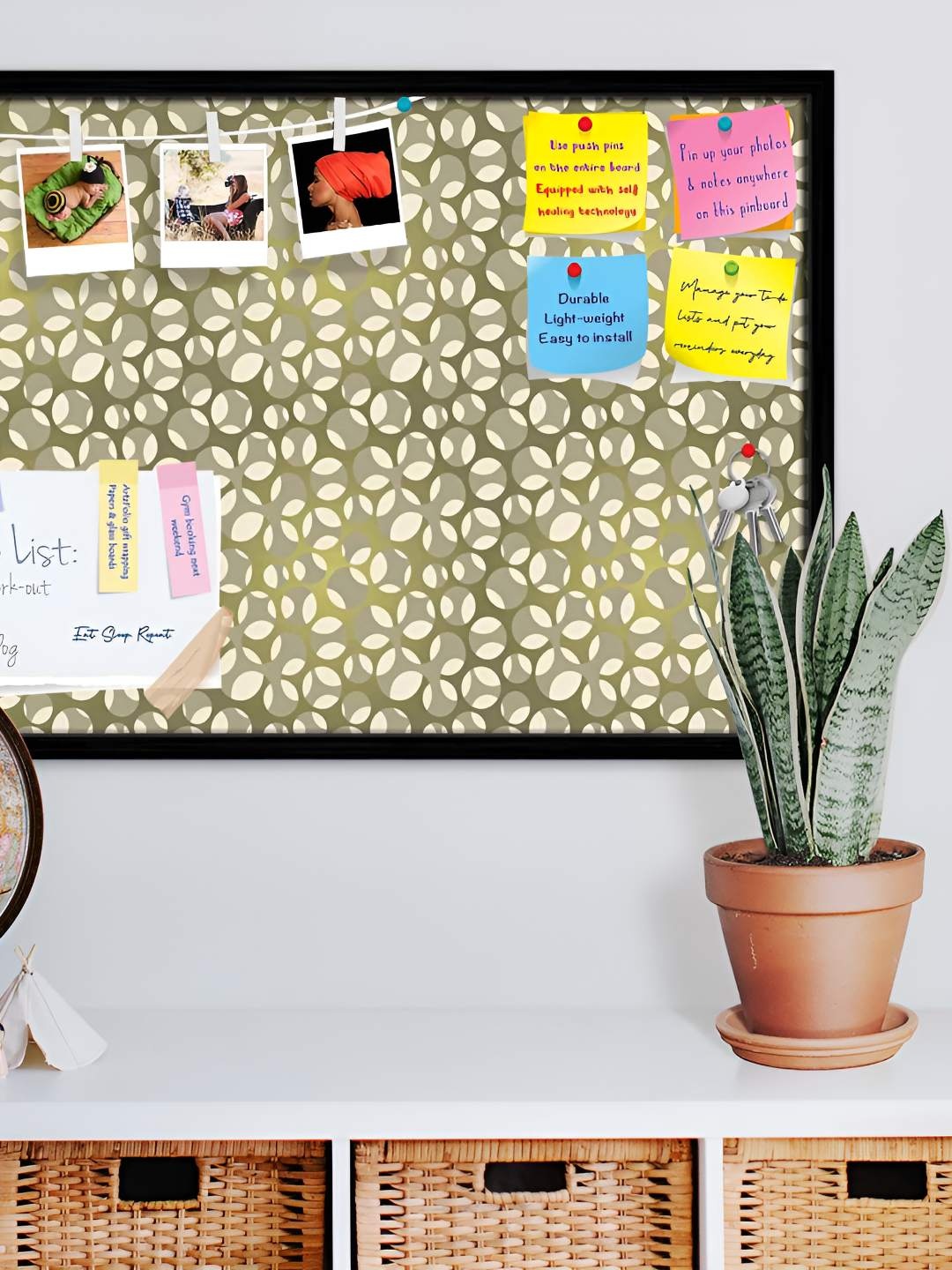 

ArtzFolio Wooden Notice Pin Board, Multi