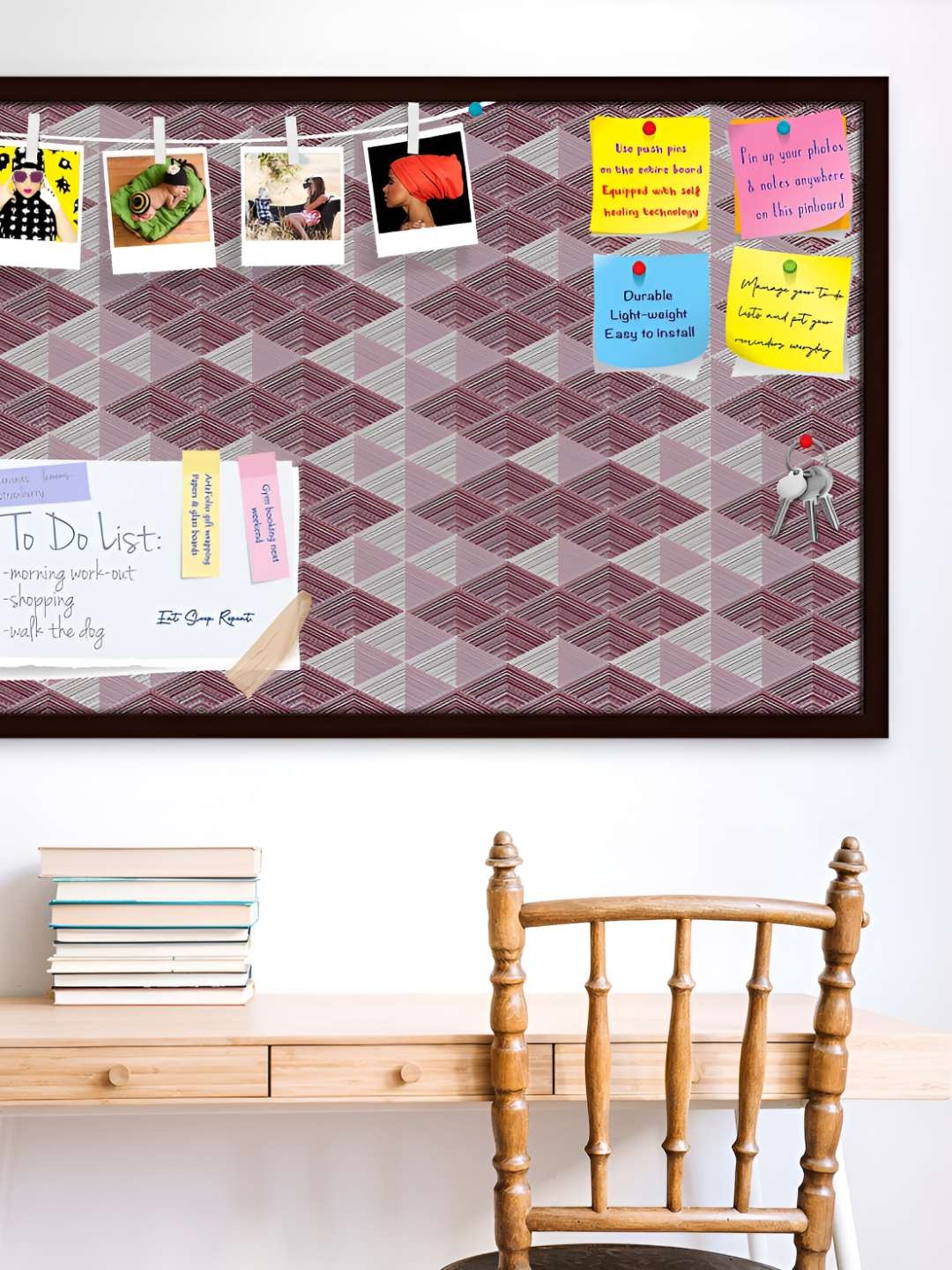 

ArtzFolio Wooden Notice Pin Board, Multi