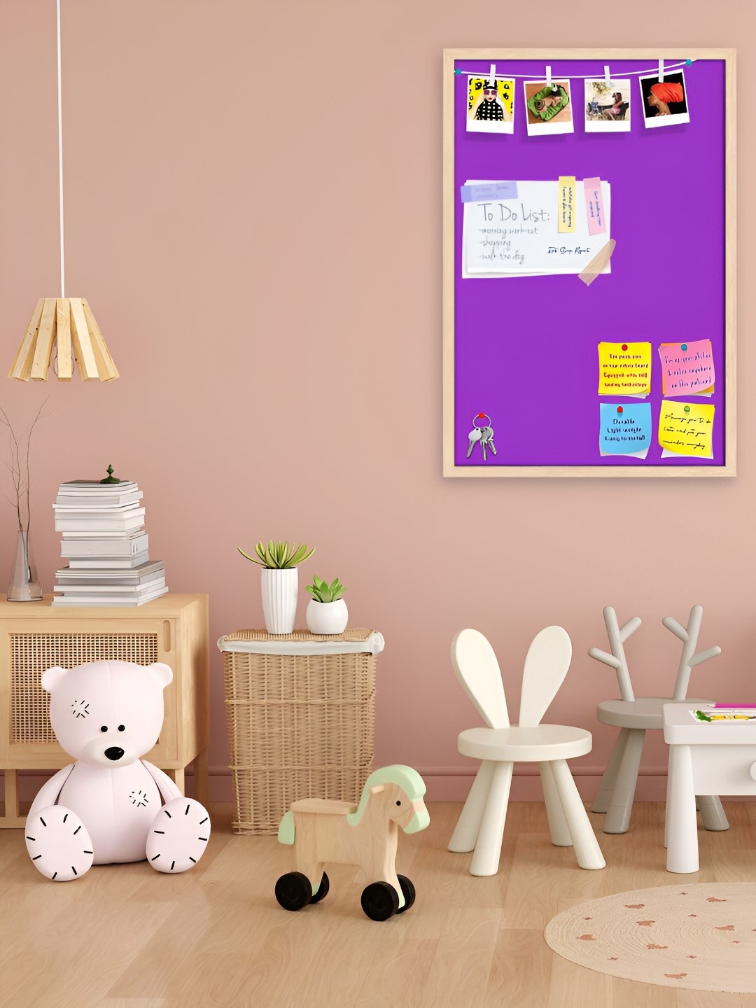 

ArtzFolio Wooden Notice Board, Purple