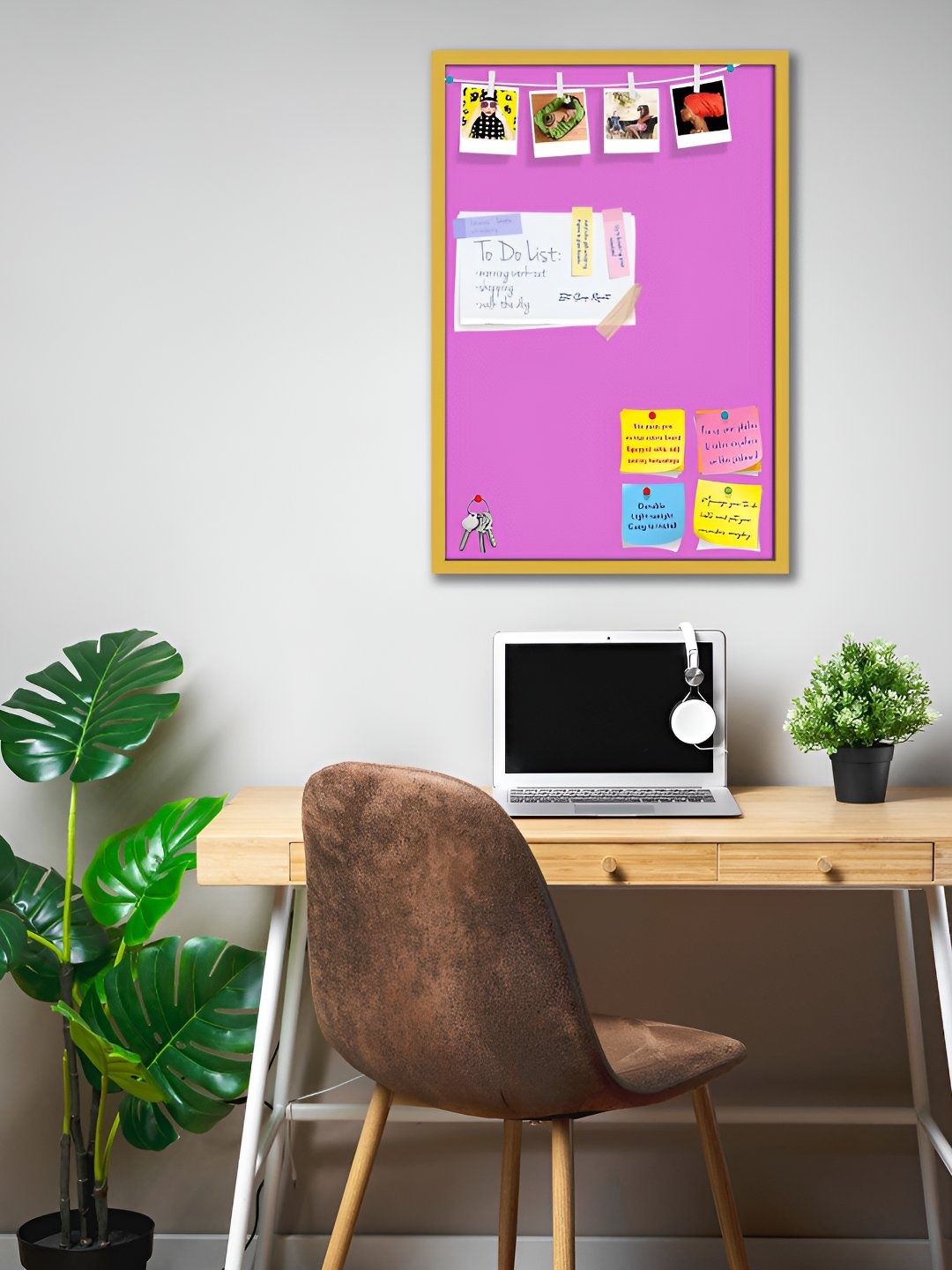 

ArtzFolio Wooden Notice Board, Purple
