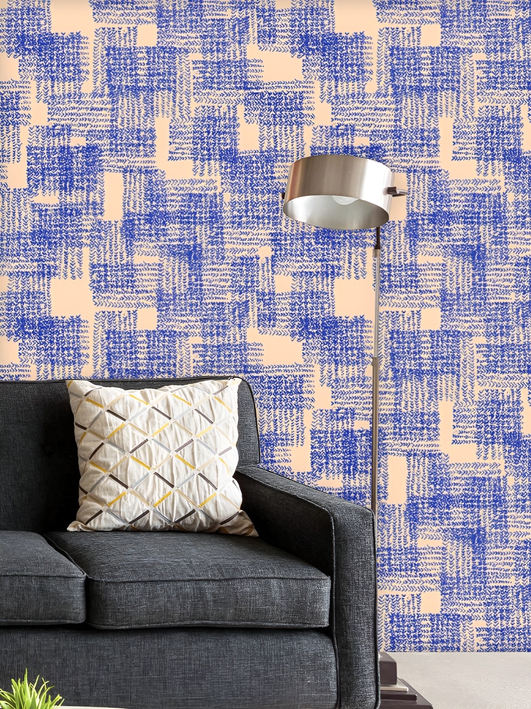

ArtzFolio Printed UV-Resistant Anti-Bacterial Shibori Tie Dye Ink Peel & Stick Wallpaper, Multi