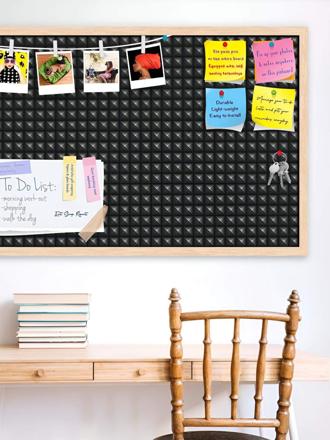 

ArtzFolio Wooden Notice Pin Board, Multi