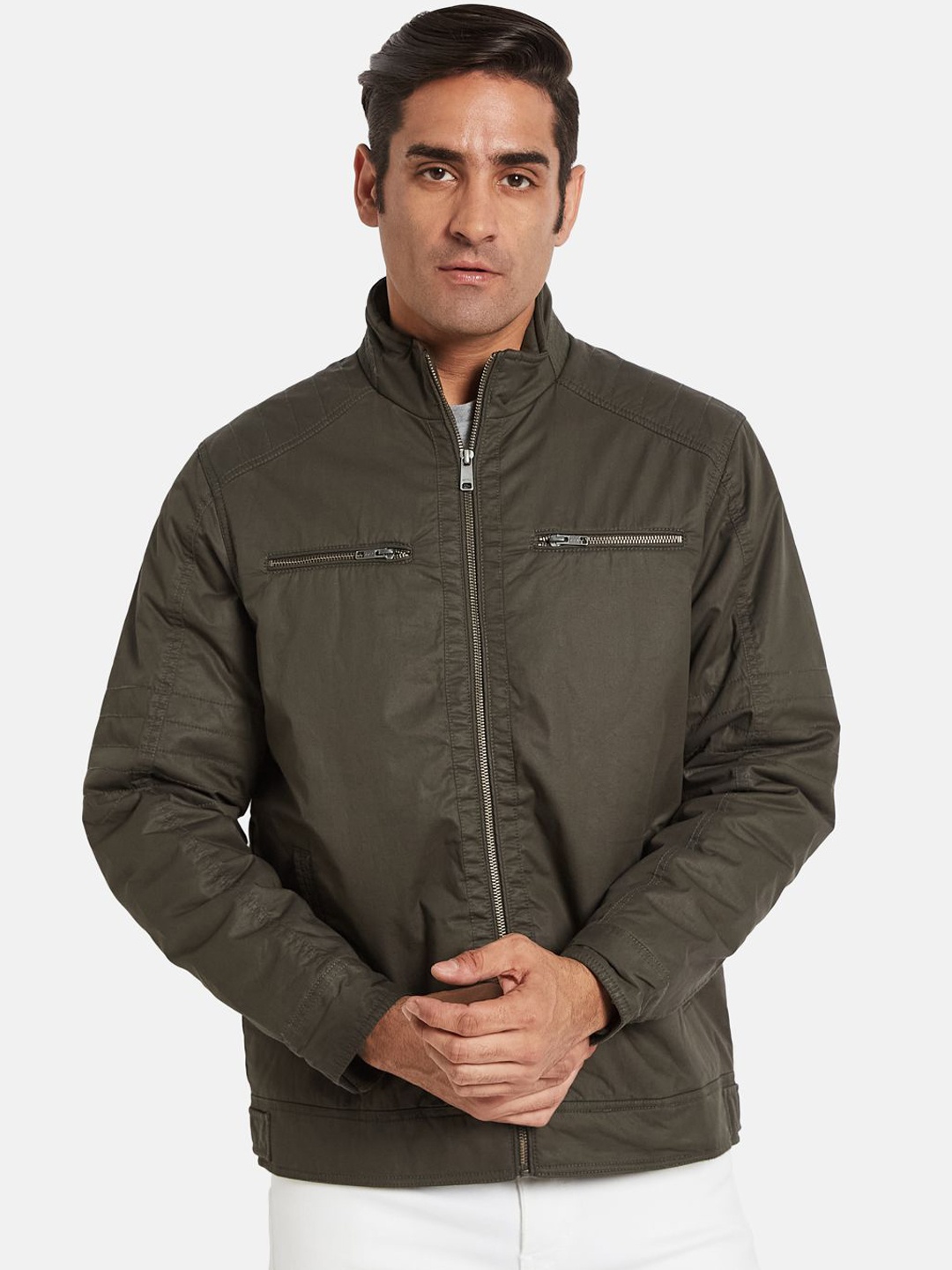 

METTLE Men Jacket, Olive