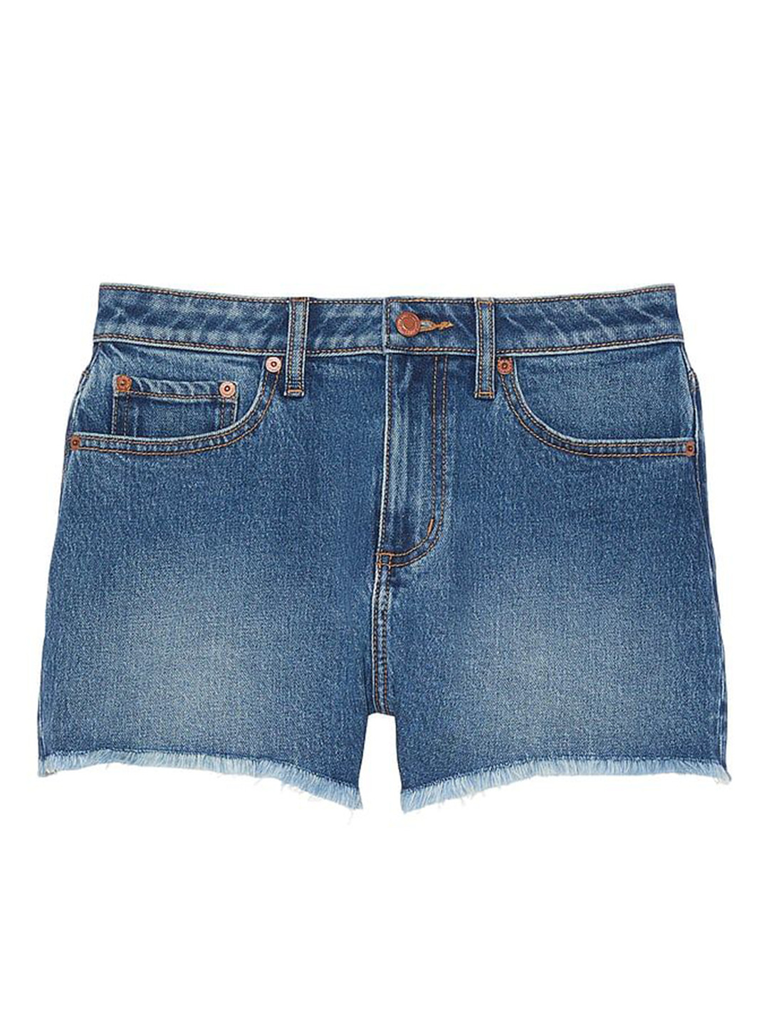 

Victoria's Secret Women High-Rise Denim Shorts, Blue