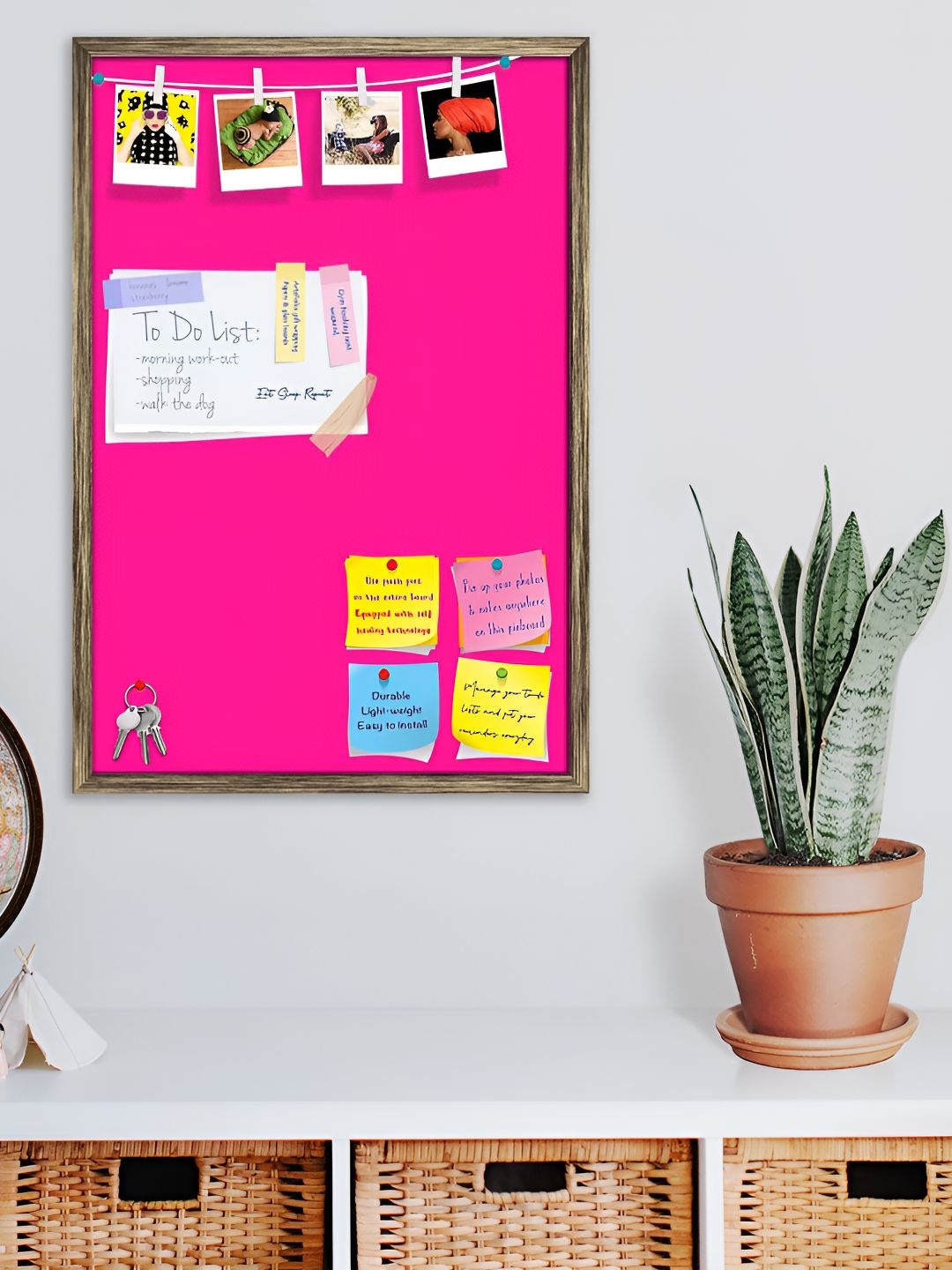

ArtzFolio Wooden Notice Board, Pink
