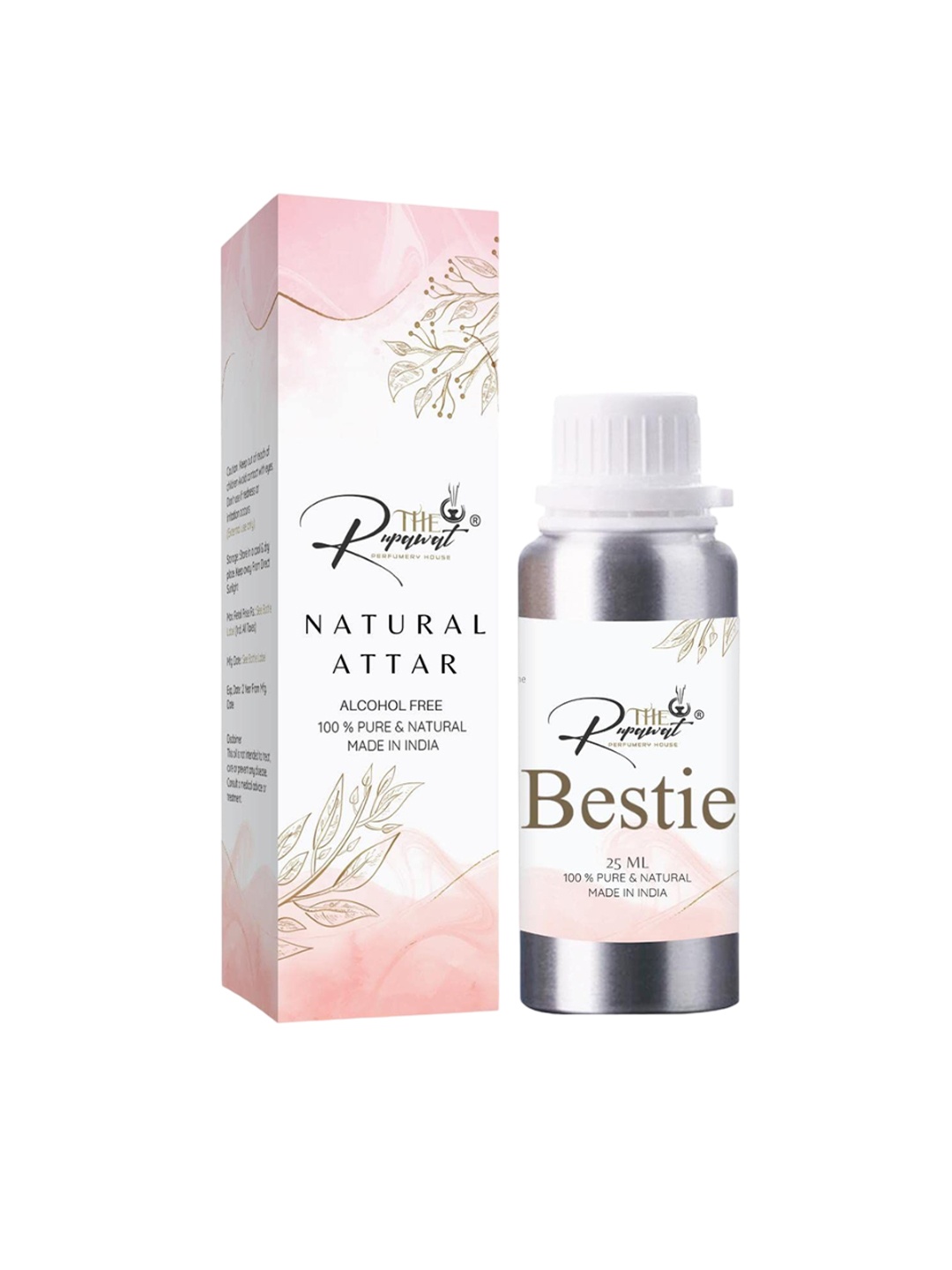 

THE RUPAWAT Perfumery House Bestie 100% Natural & Pure Alcohol Free Attar - 25 ml, Transparent