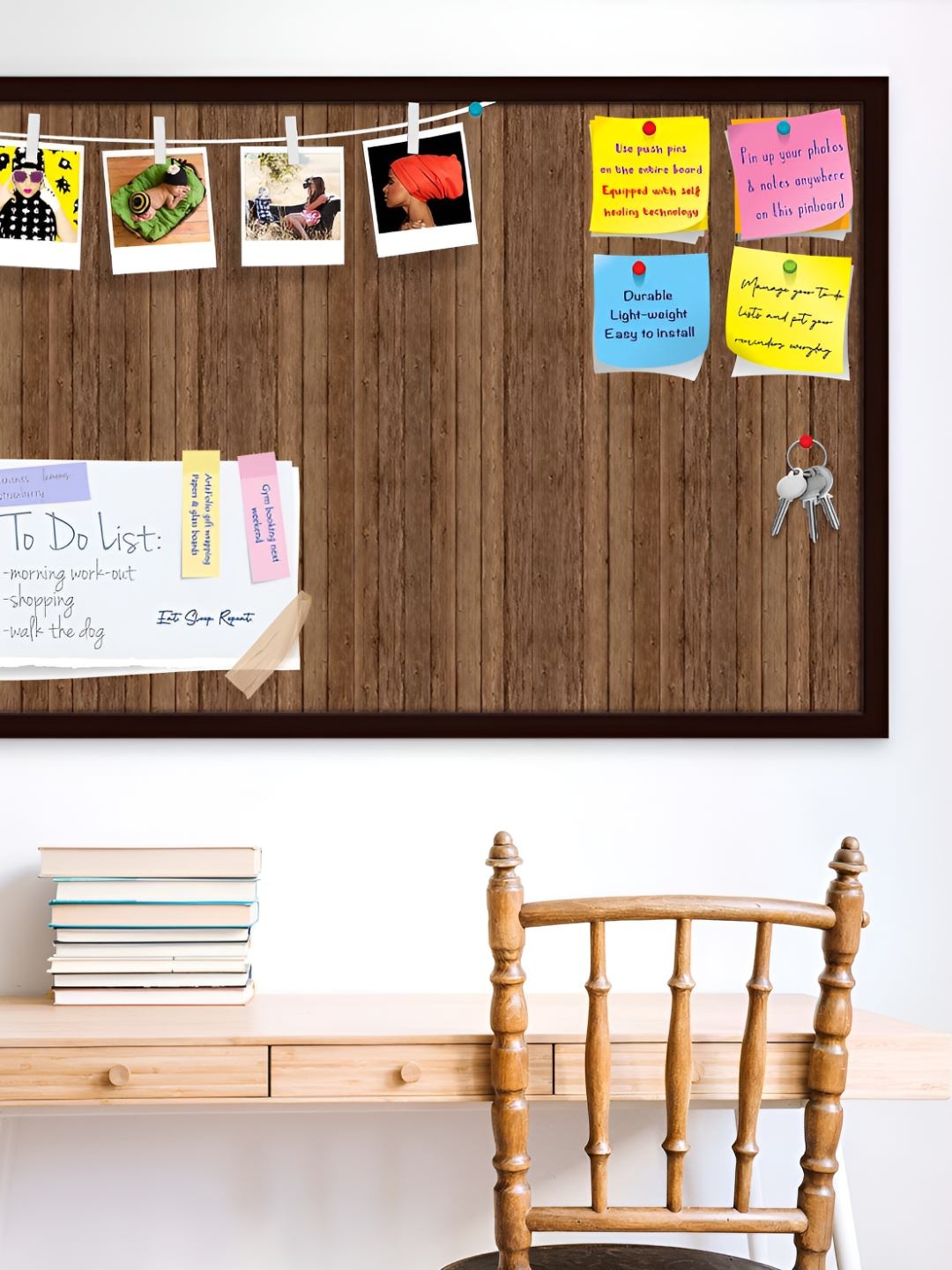 

ArtzFolio Wooden Notice Pin Board, Multi
