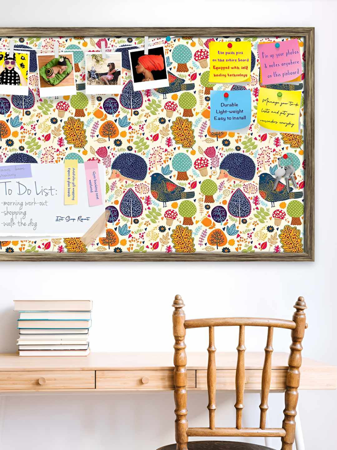 

ArtzFolio Wooden Notice Pin Board, Multi
