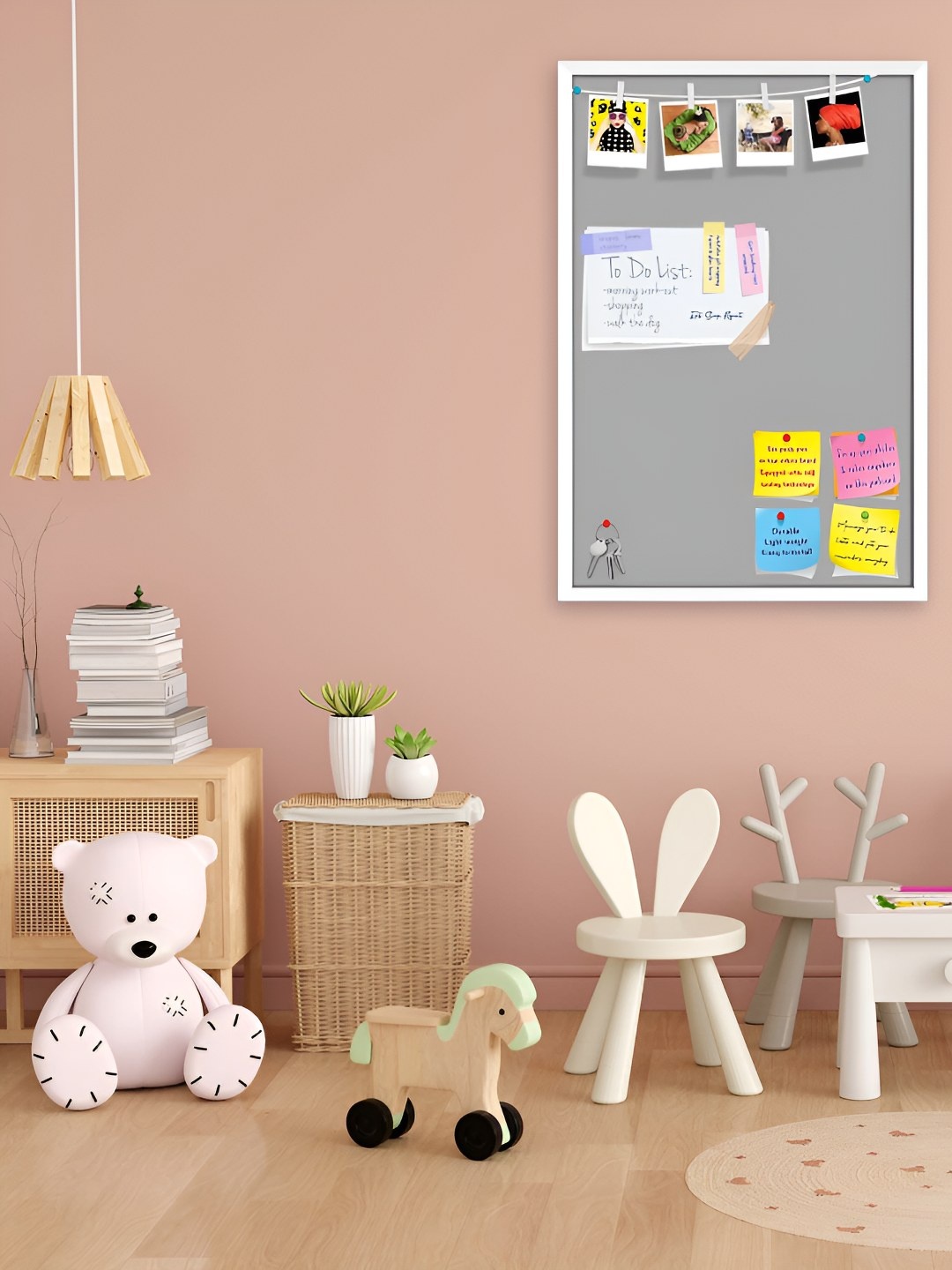 

ArtzFolio Wooden Notice Board, Grey