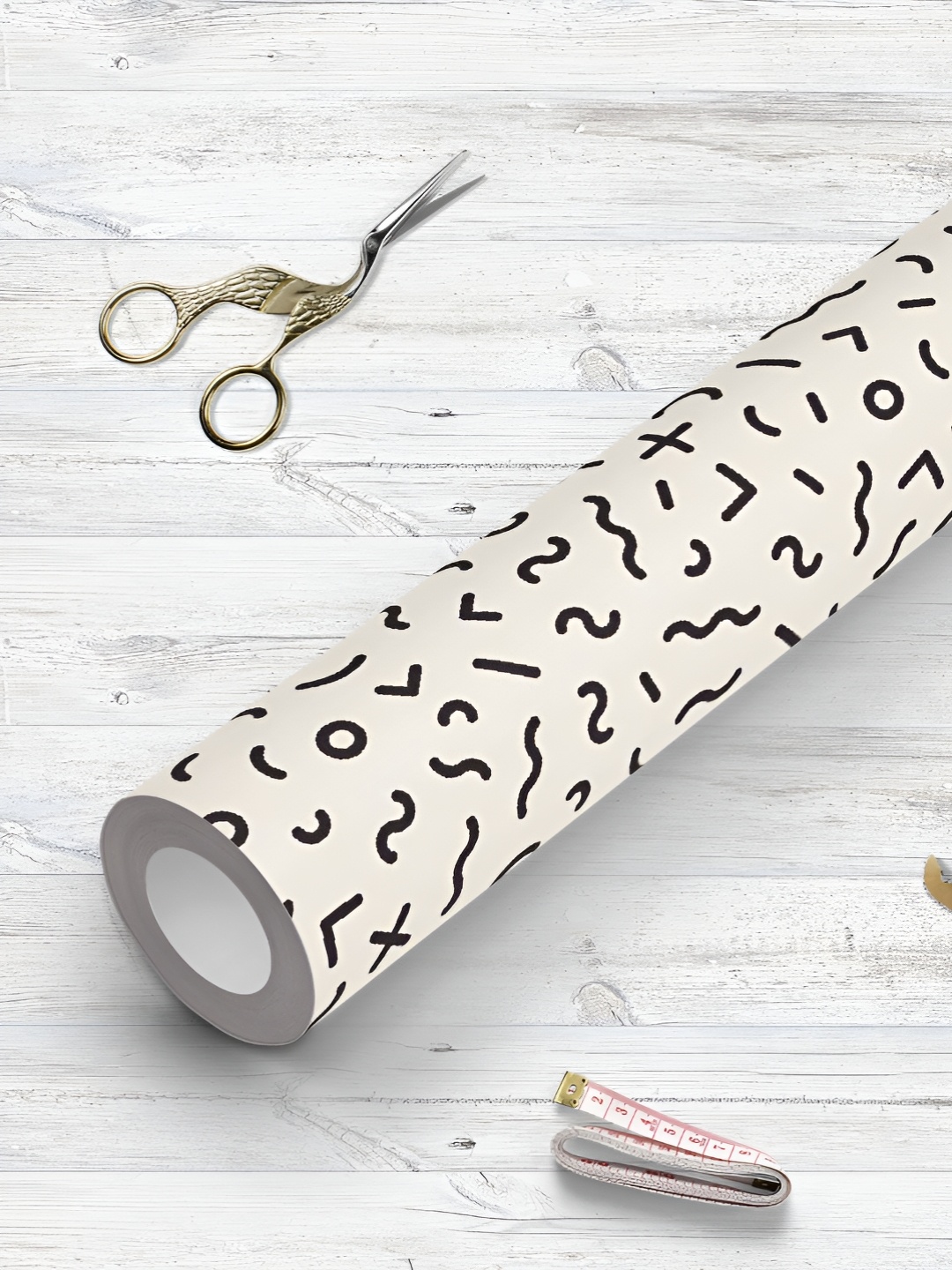 

ArtzFolio White & Black Printed UV Resistant Wallpaper