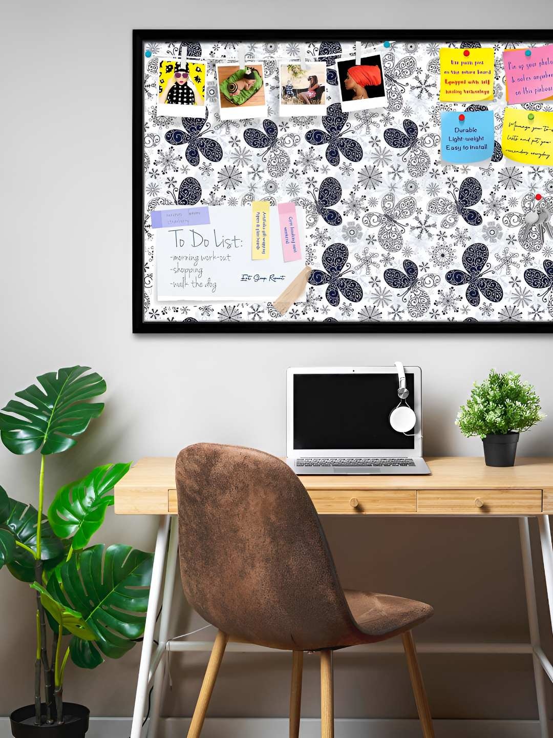 

ArtzFolio Wooden Notice Pin Board, Multi