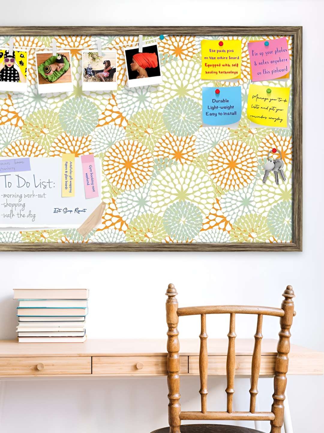 

ArtzFolio Wooden Notice Pin Board, Multi