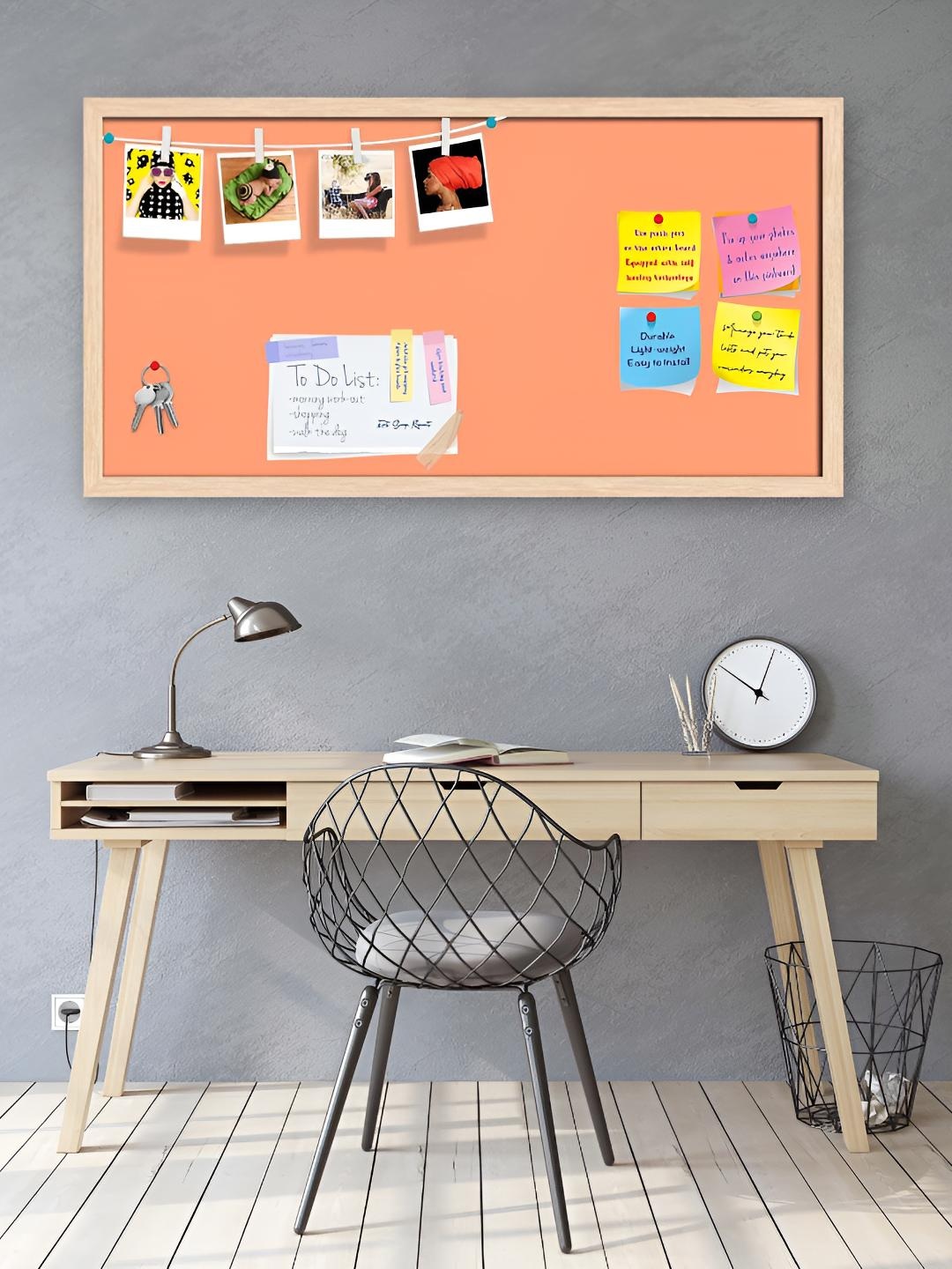 

ArtzFolio Wooden Notice Pin Board, Red