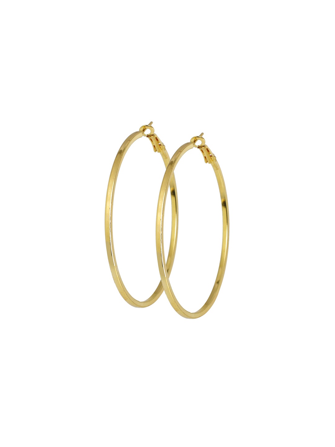 

MEMOIR Gold-Plated Contemporary Hoop Earrings