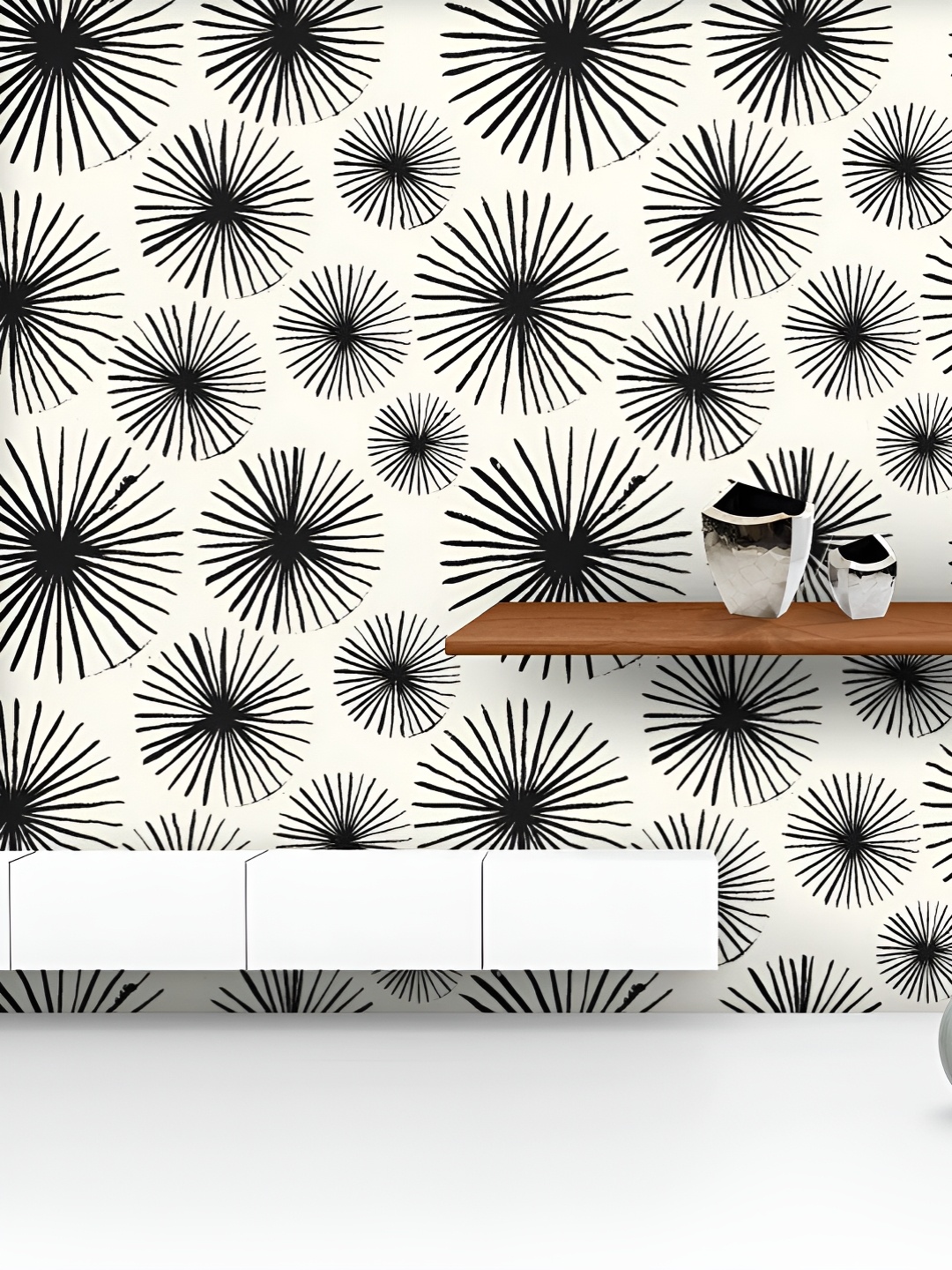 

ArtzFolio Printed UV-Resistant Anti-Bacterial Hand-Drawn Japanese Pattern Peel & Stick Wallpaper, Multi