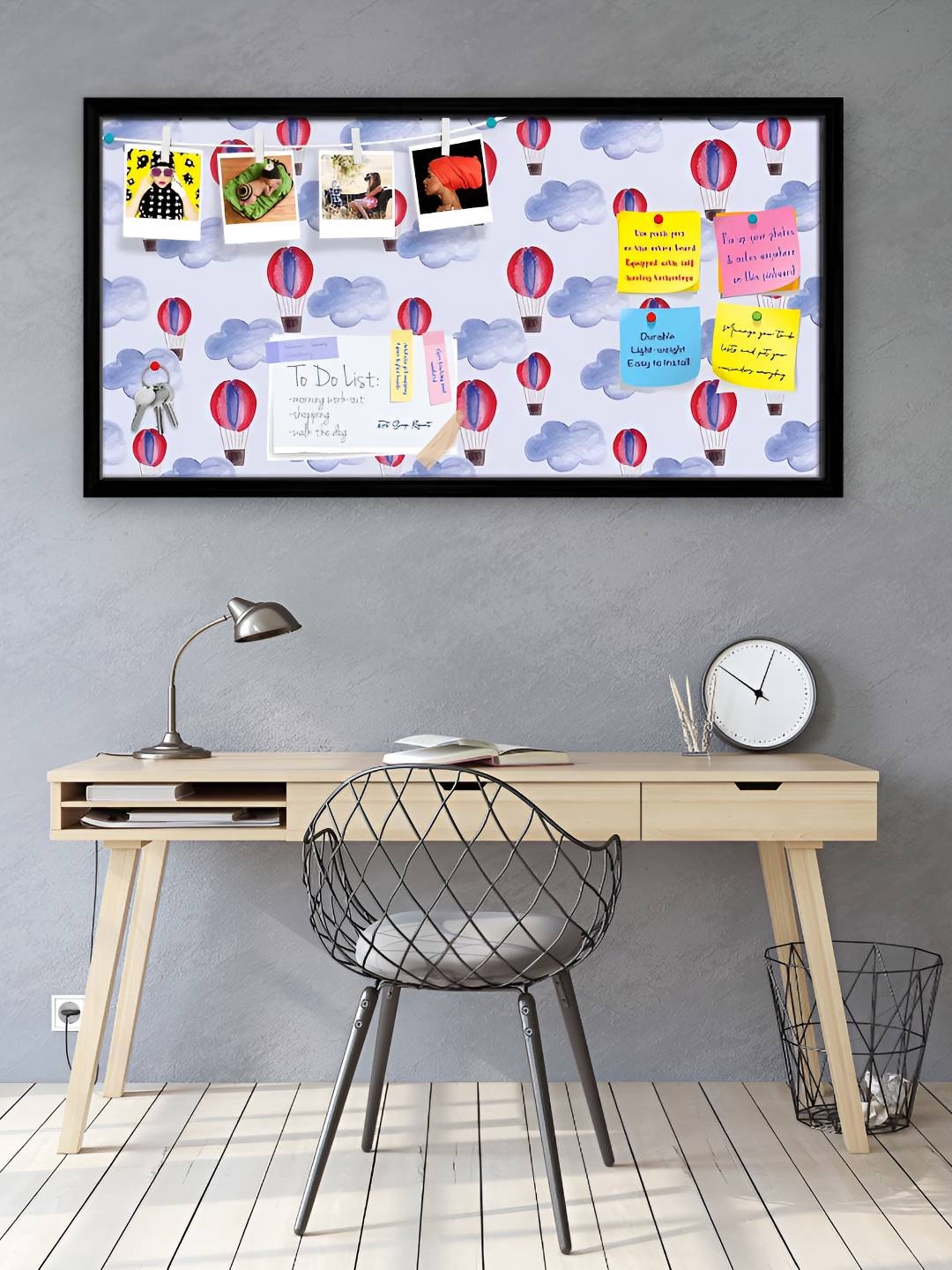 

ArtzFolio Wooden Notice Pin Board, Multi
