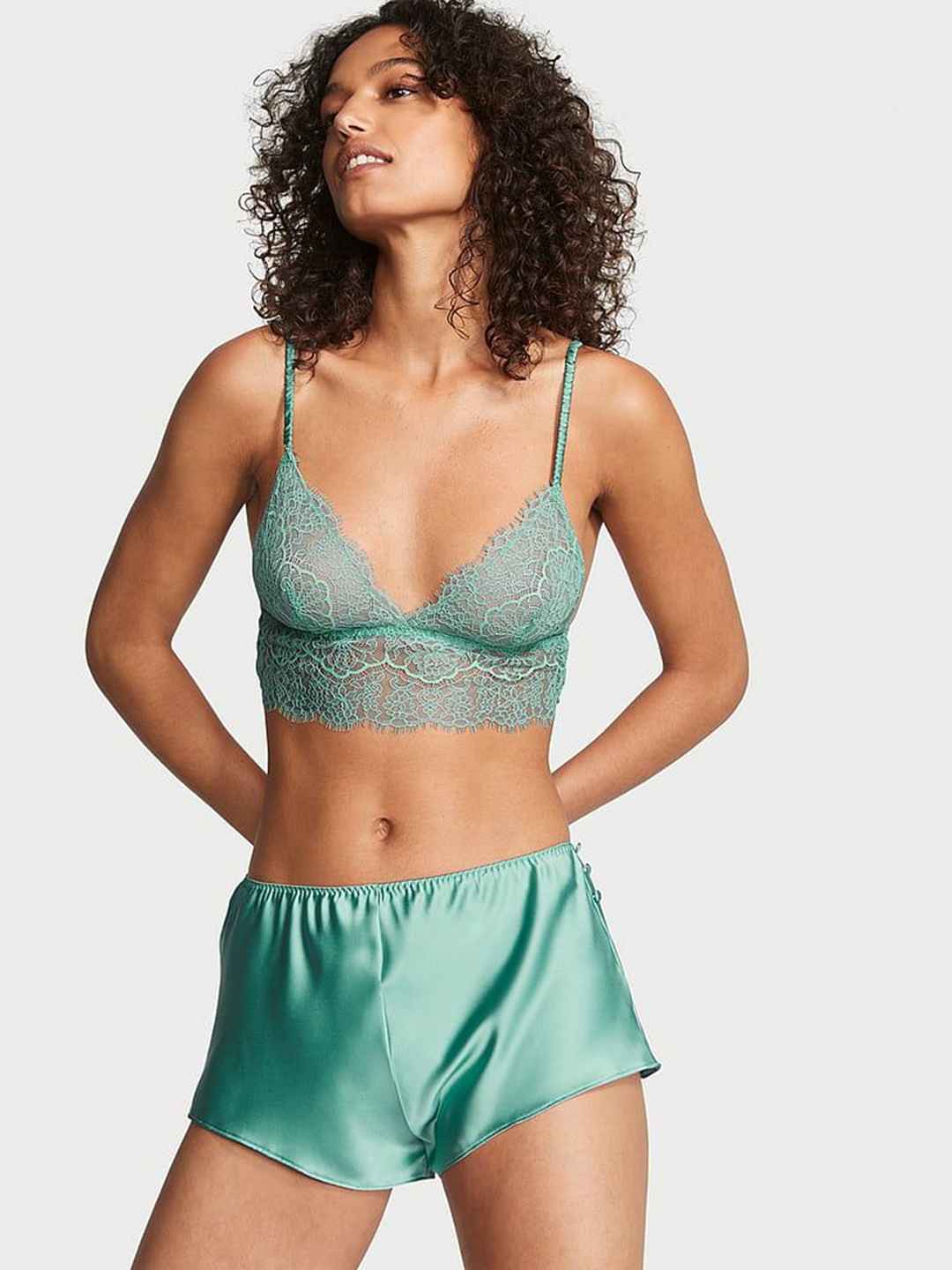 

Victoria's Secret Regular Straps Lingerie Set, Green