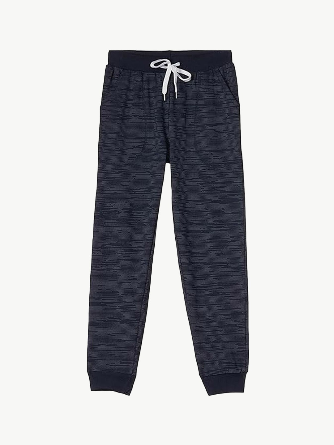 

BAESD Boys Printed Regular Fit Cotton Joggers, Navy blue