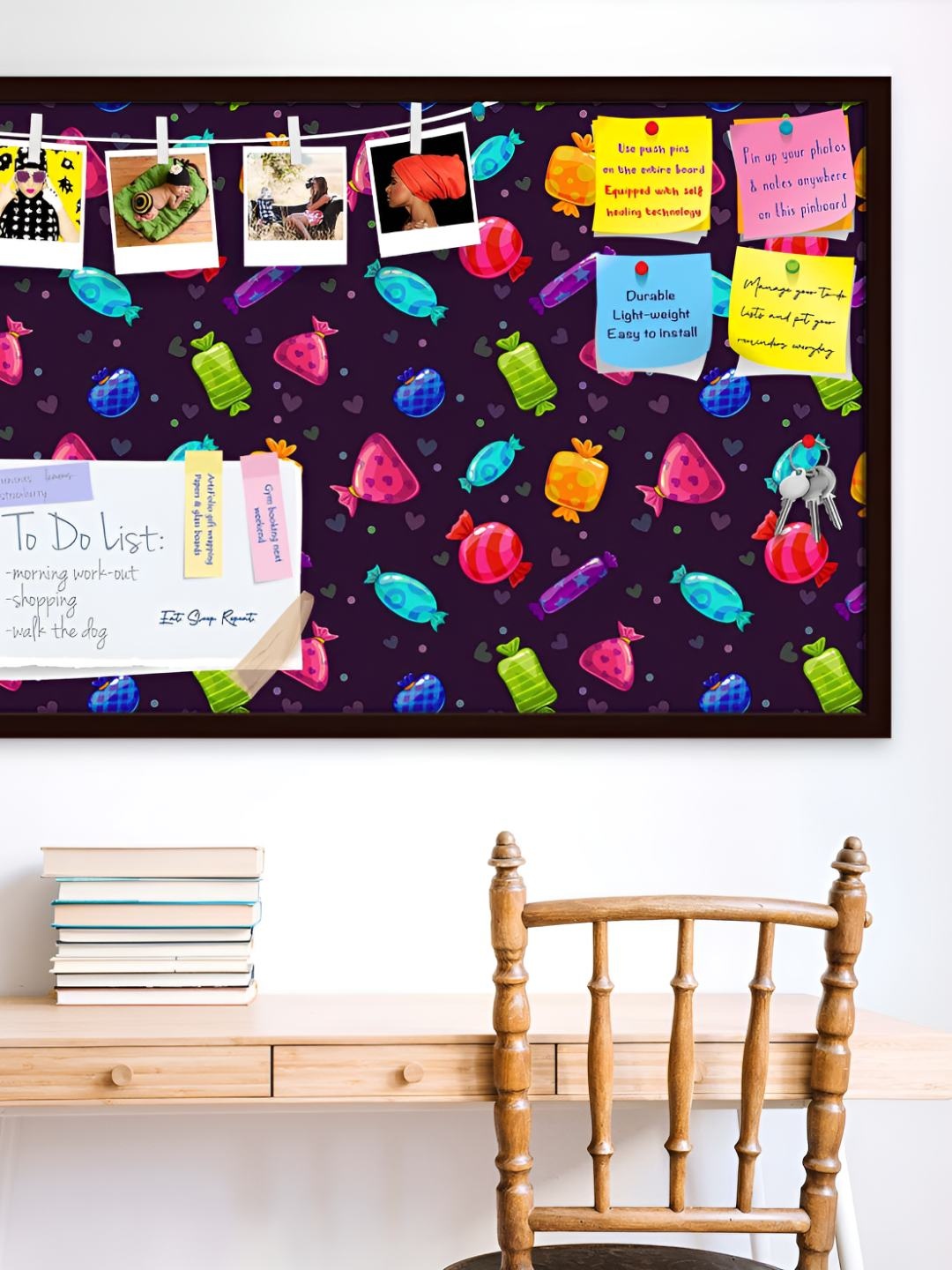 

ArtzFolio Wooden Notice Pin Board, Multi